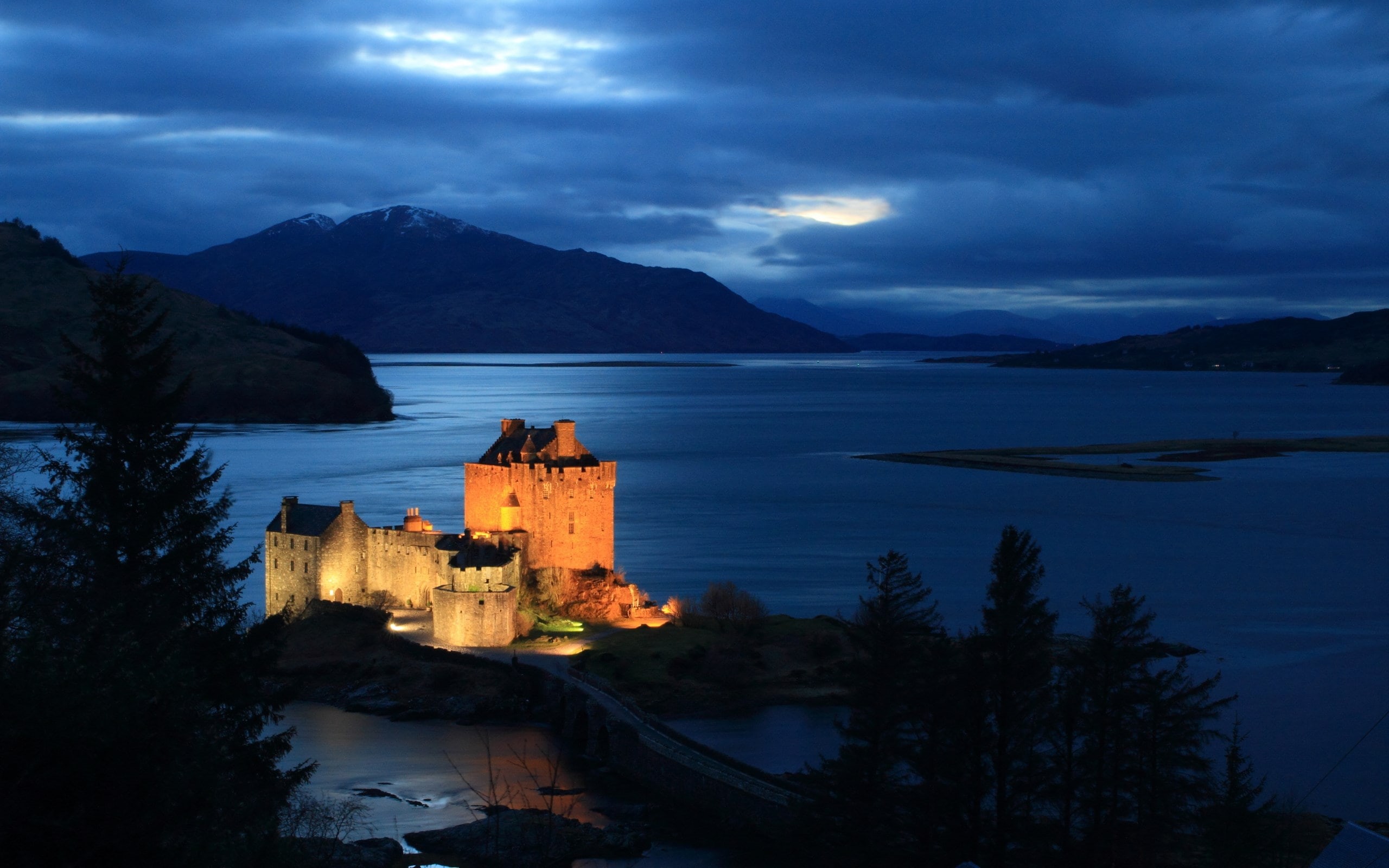 eilean donan castle, 2K, HD Wallpaper