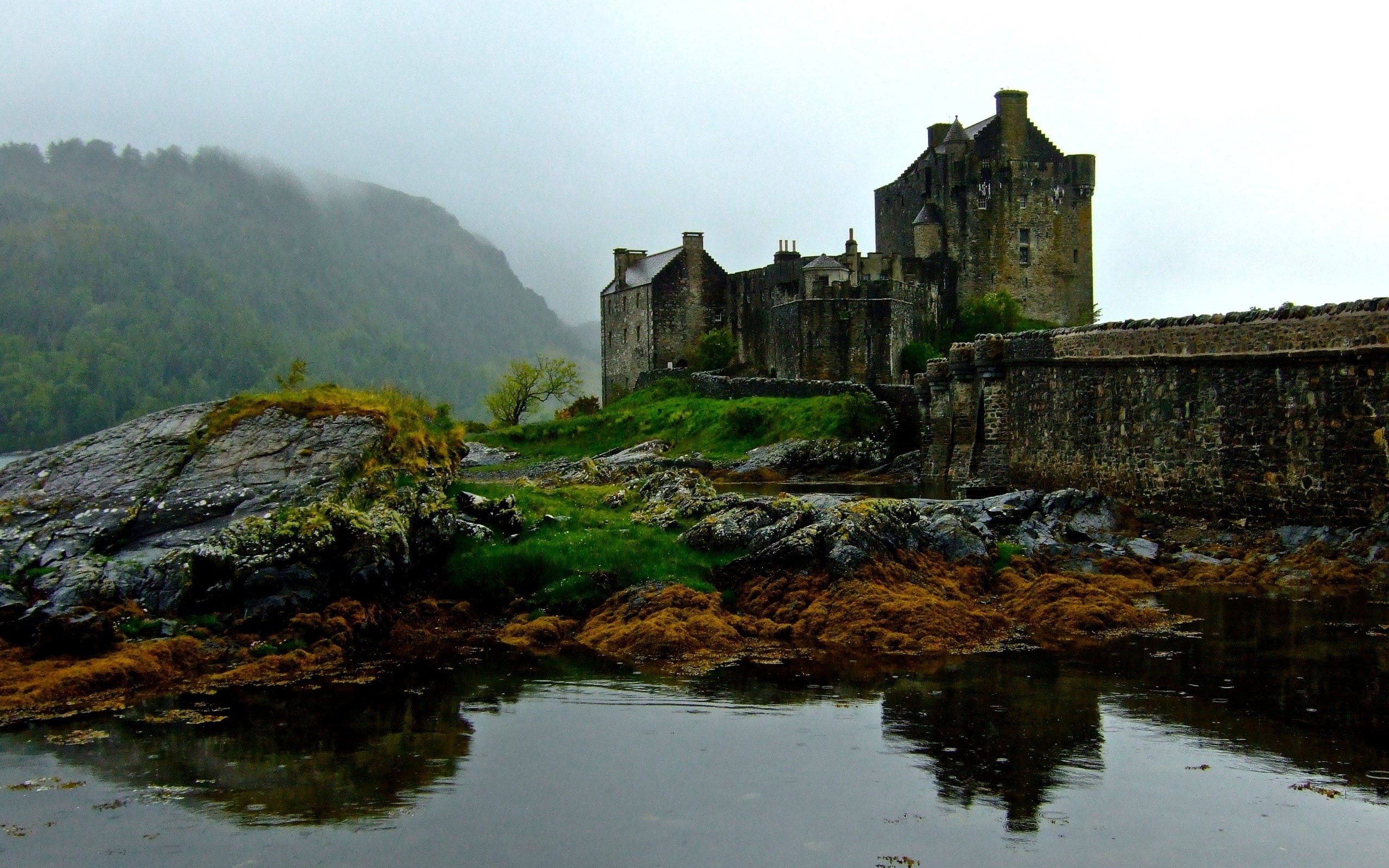 2K, eilean donan castle, HD Wallpaper
