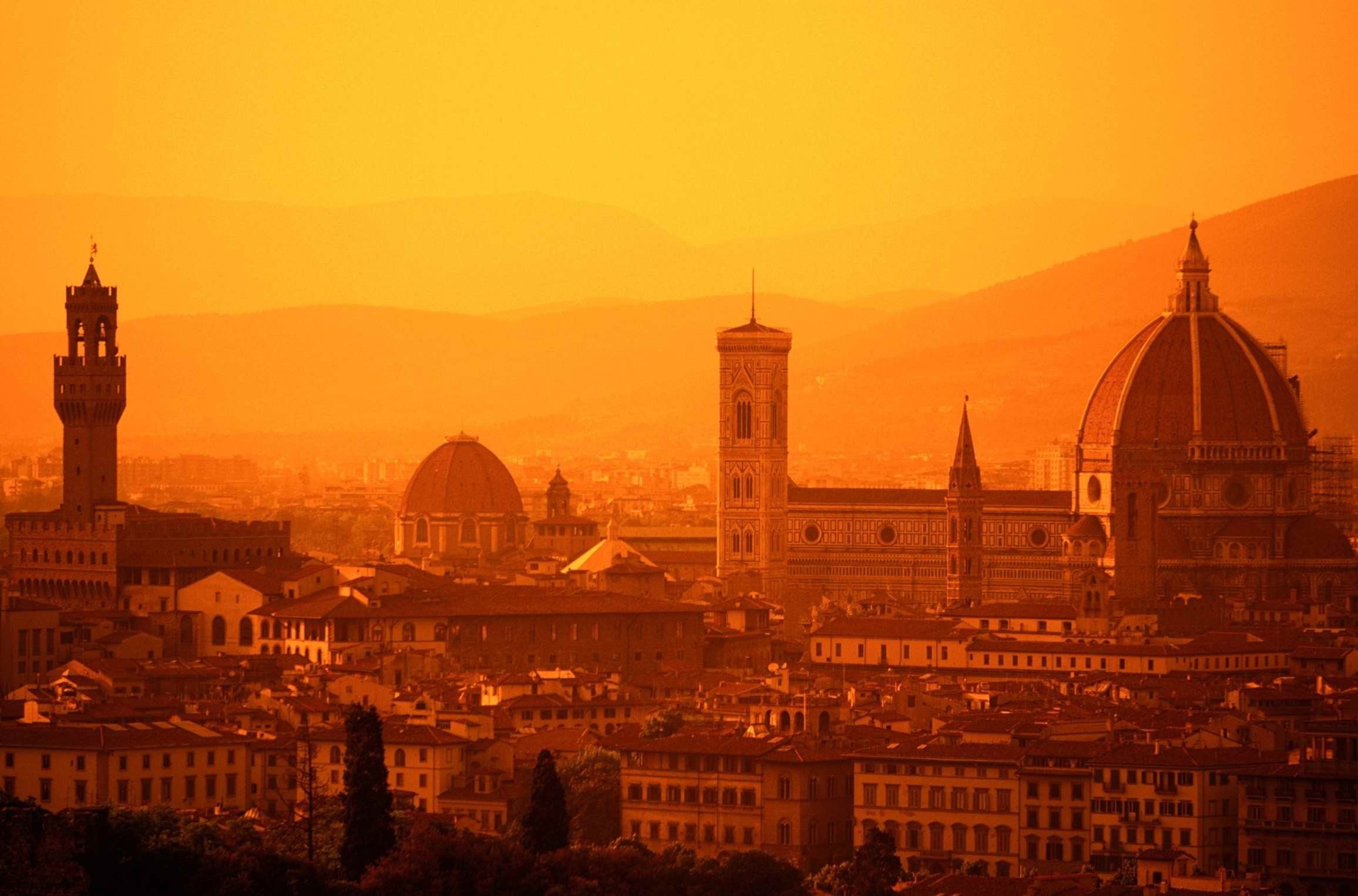 dusk, Florence, nature, Building, Cathedral, urban Skyline, belief, no people, city, travel, famous Place, concrete, rome - Italy, italian Culture, basilica, HD Wallpaper