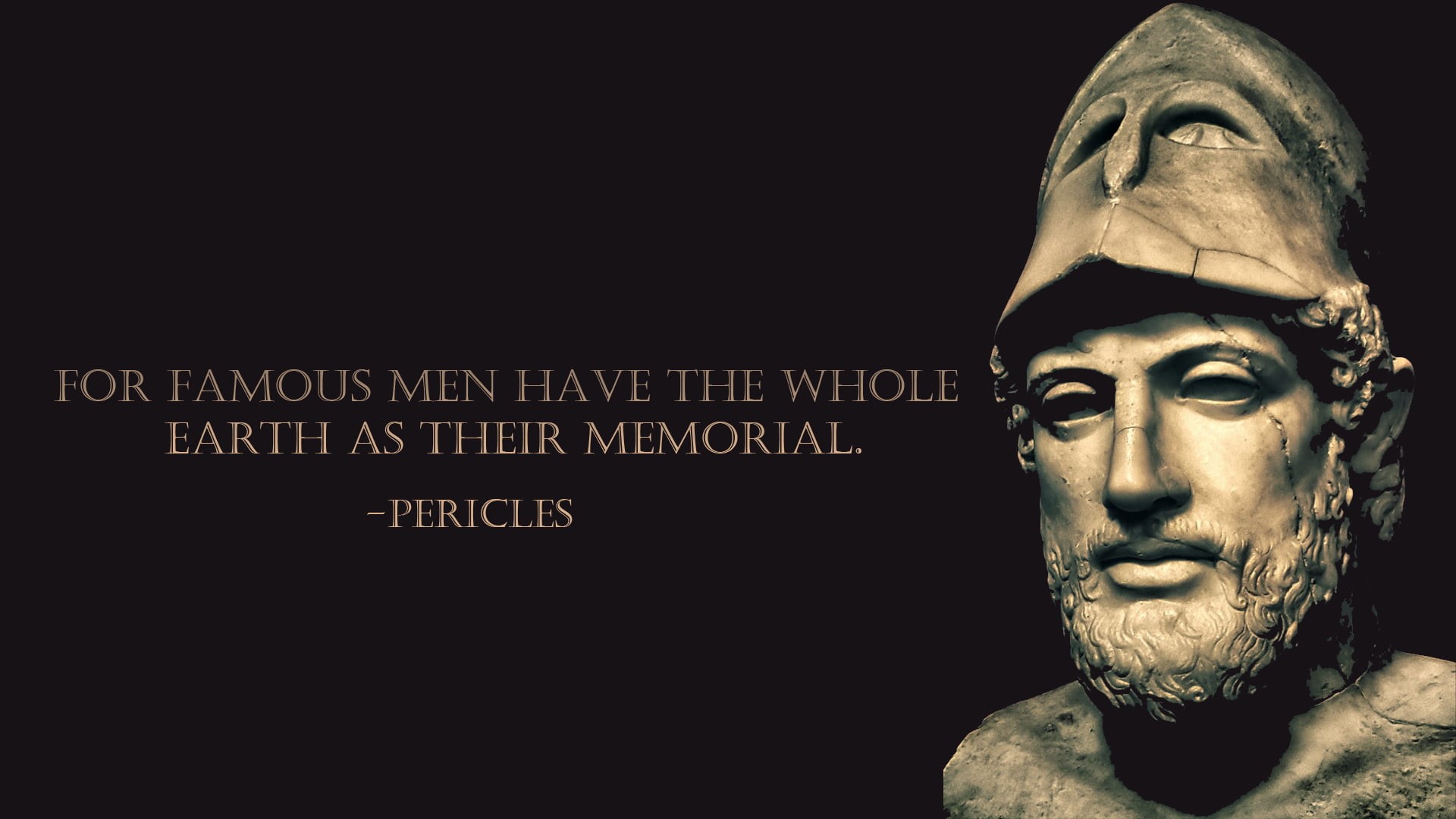 quote, Pericles, 1080P, philosophy, HD Wallpaper