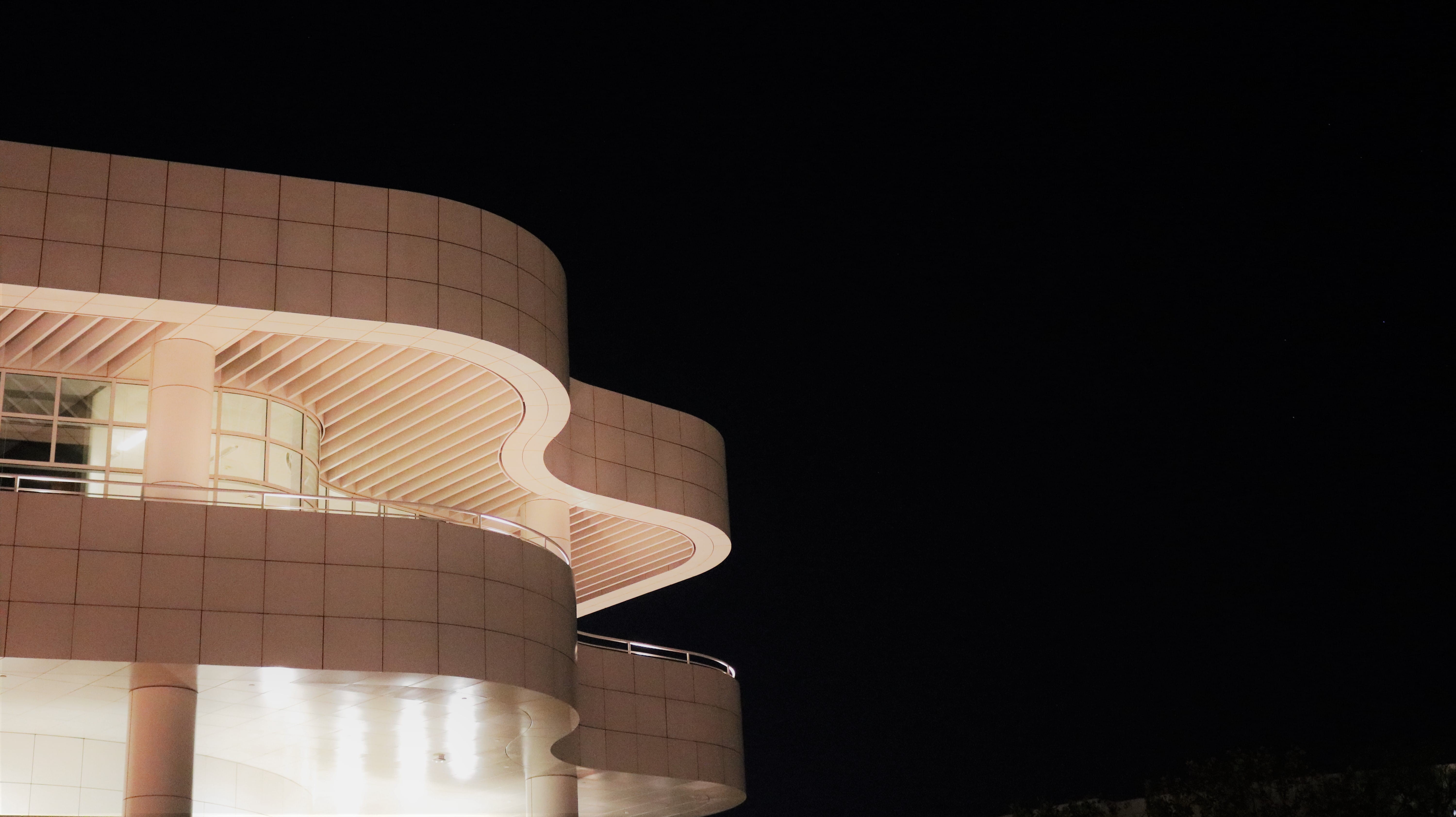 art, industry, low angle view, sky, outdoors, los angeles, the getty, nature, space, museum, built structure, clear sky, la, united states, architecture, HD Wallpaper