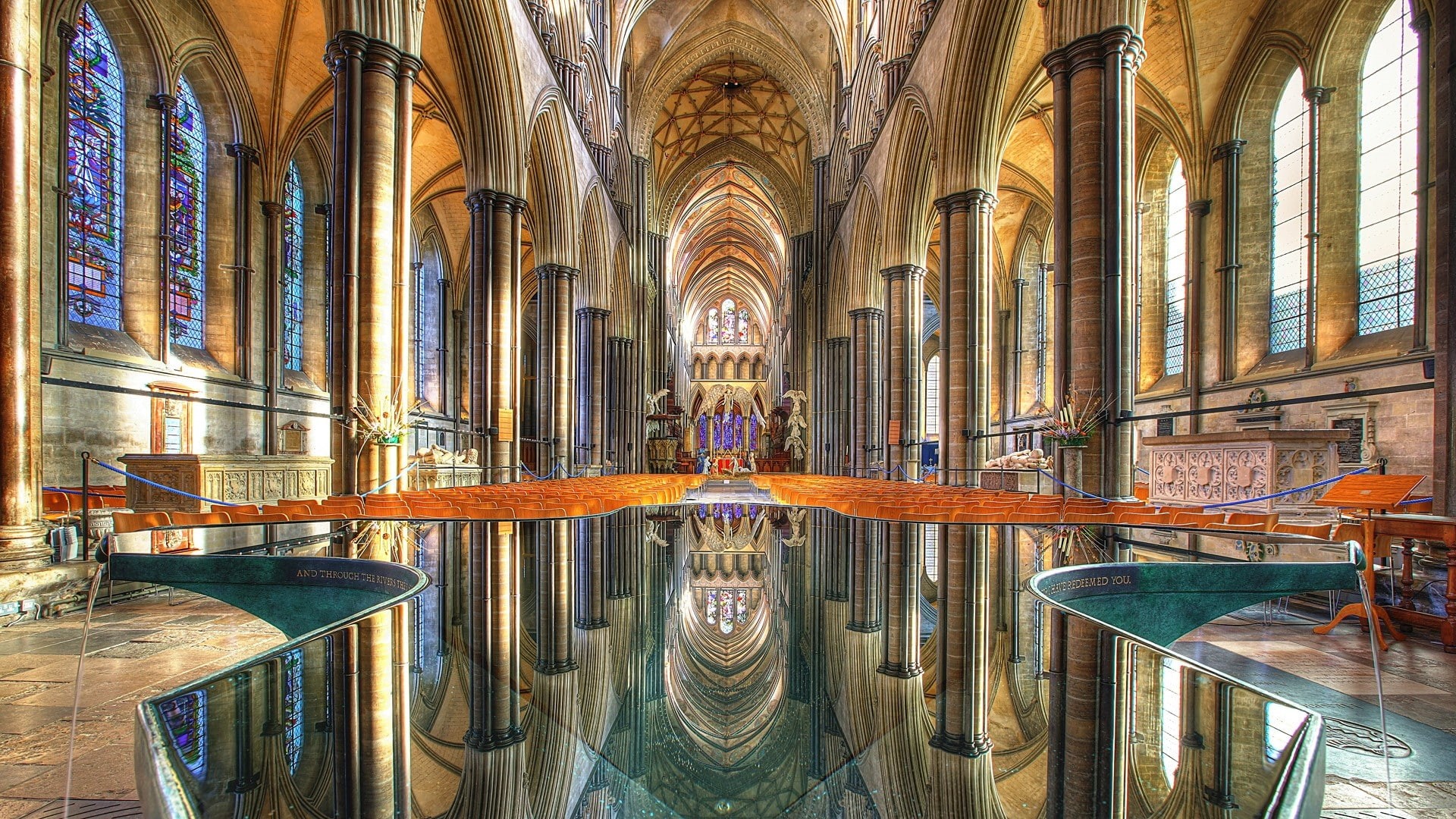 england, glass, salisbury, hd, abstract, photography, architecture, 1080P, art, cathedral, hdr, church, x, stained, HD Wallpaper