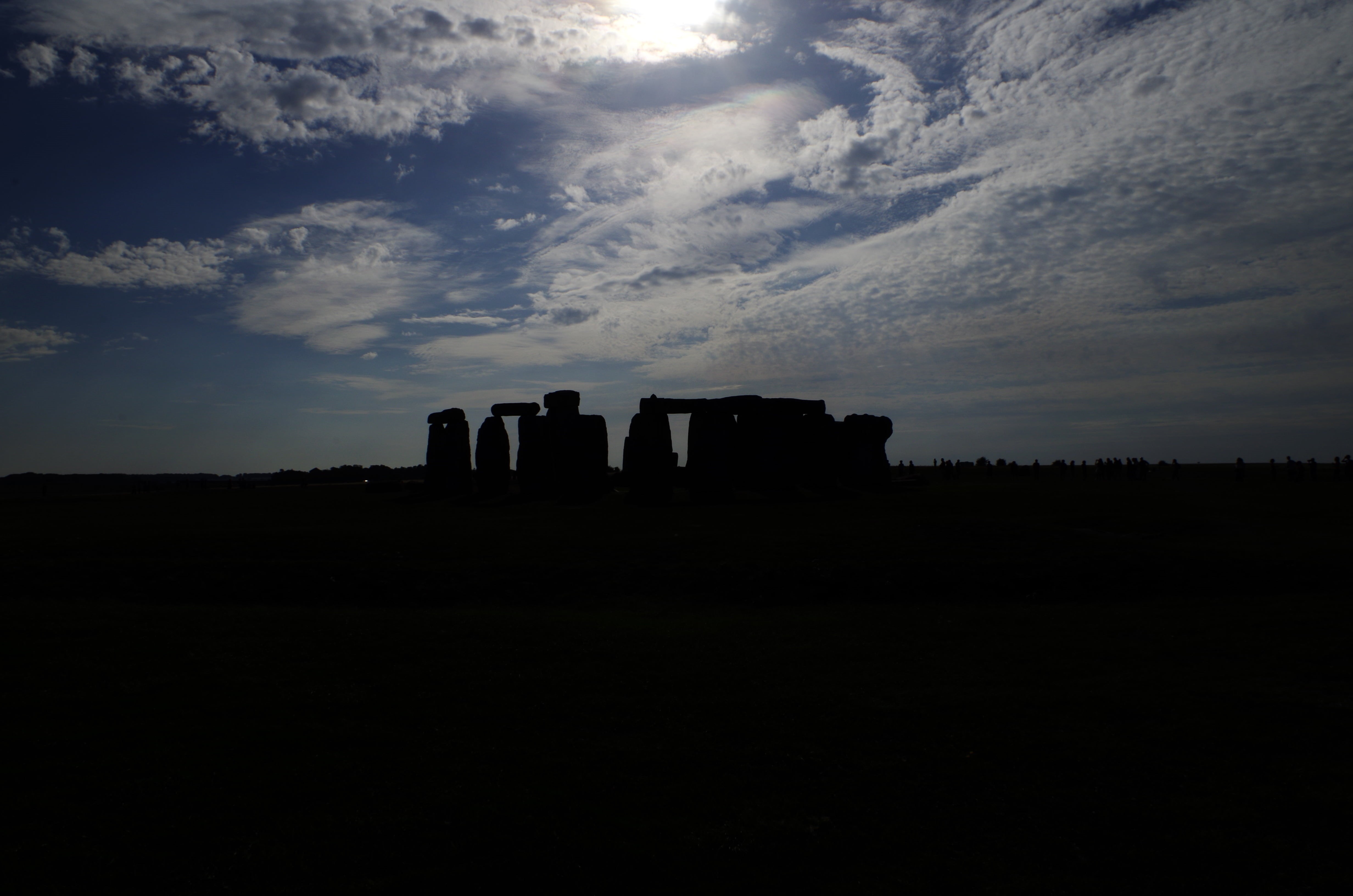 england, land, architecture, the past, 4K, pillar stone, sky, landscape, amesbury, stone circle, tranquility, cloud - sky, outdoors, ancient civilization, HD Wallpaper