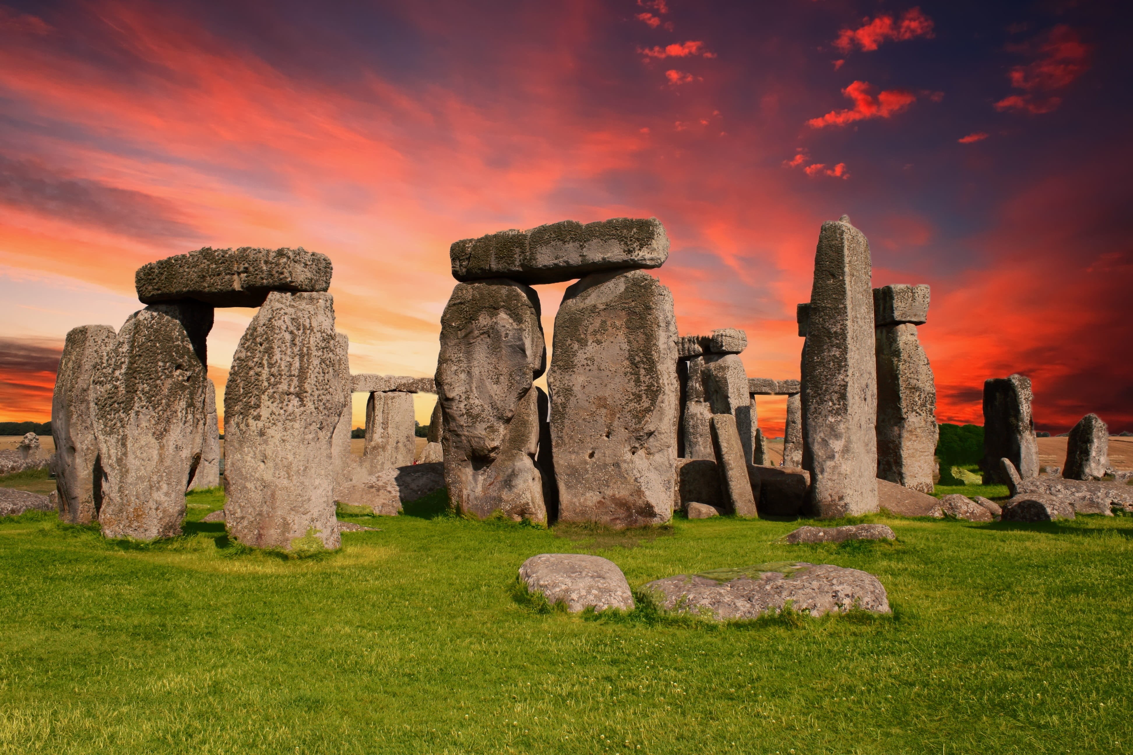 wiltshire, monument, architectural column, salisbury, tourism, rock, travel, ancient civilization, megalithic, nature, stone material, 4K, paganism, formation, HD Wallpaper