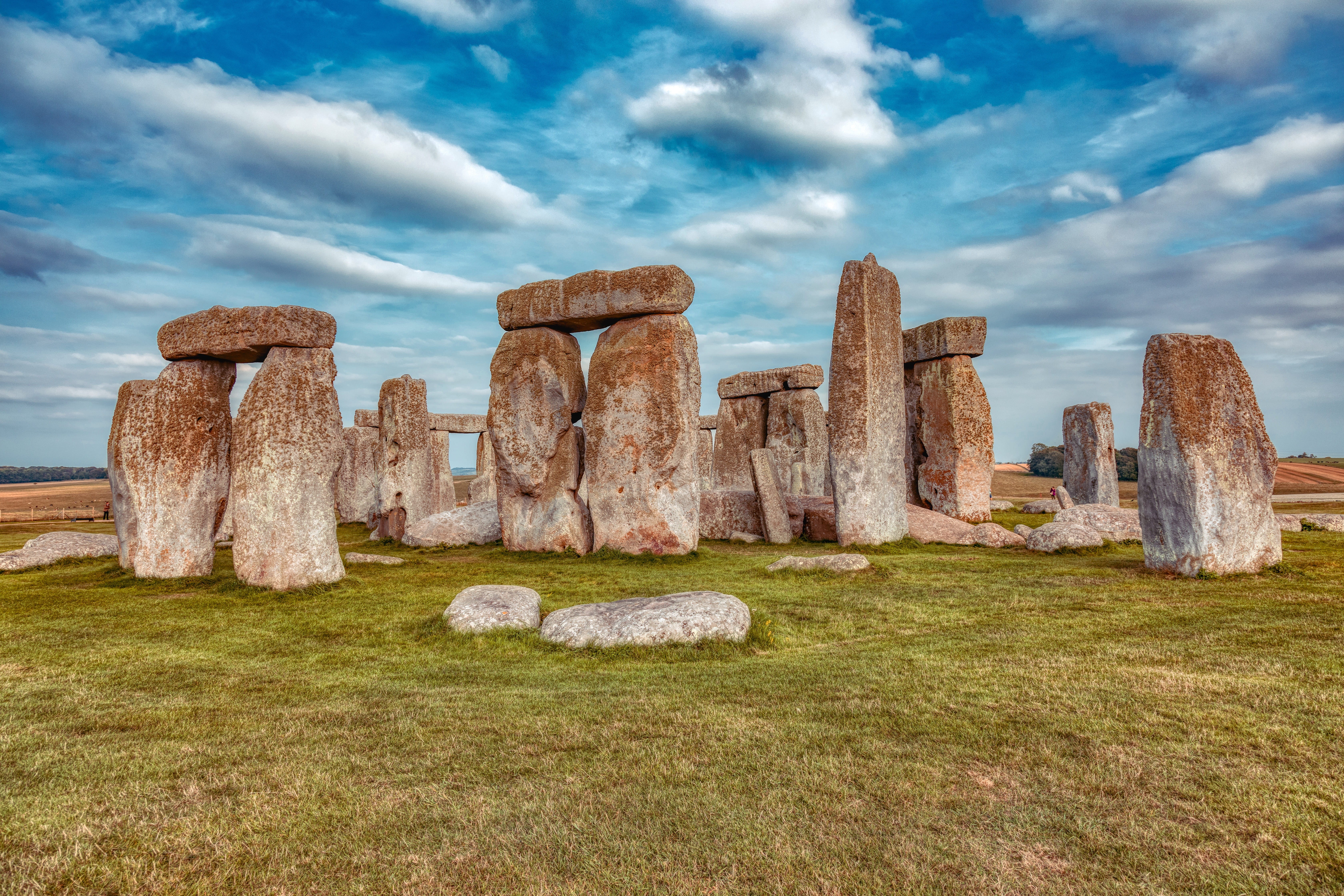 stone material, ancient, celts, secret, archaeology, ancient civilization, 5K, cloud - sky, megalith, no people, plant, stone, the past, sky, united kingdom, HD Wallpaper