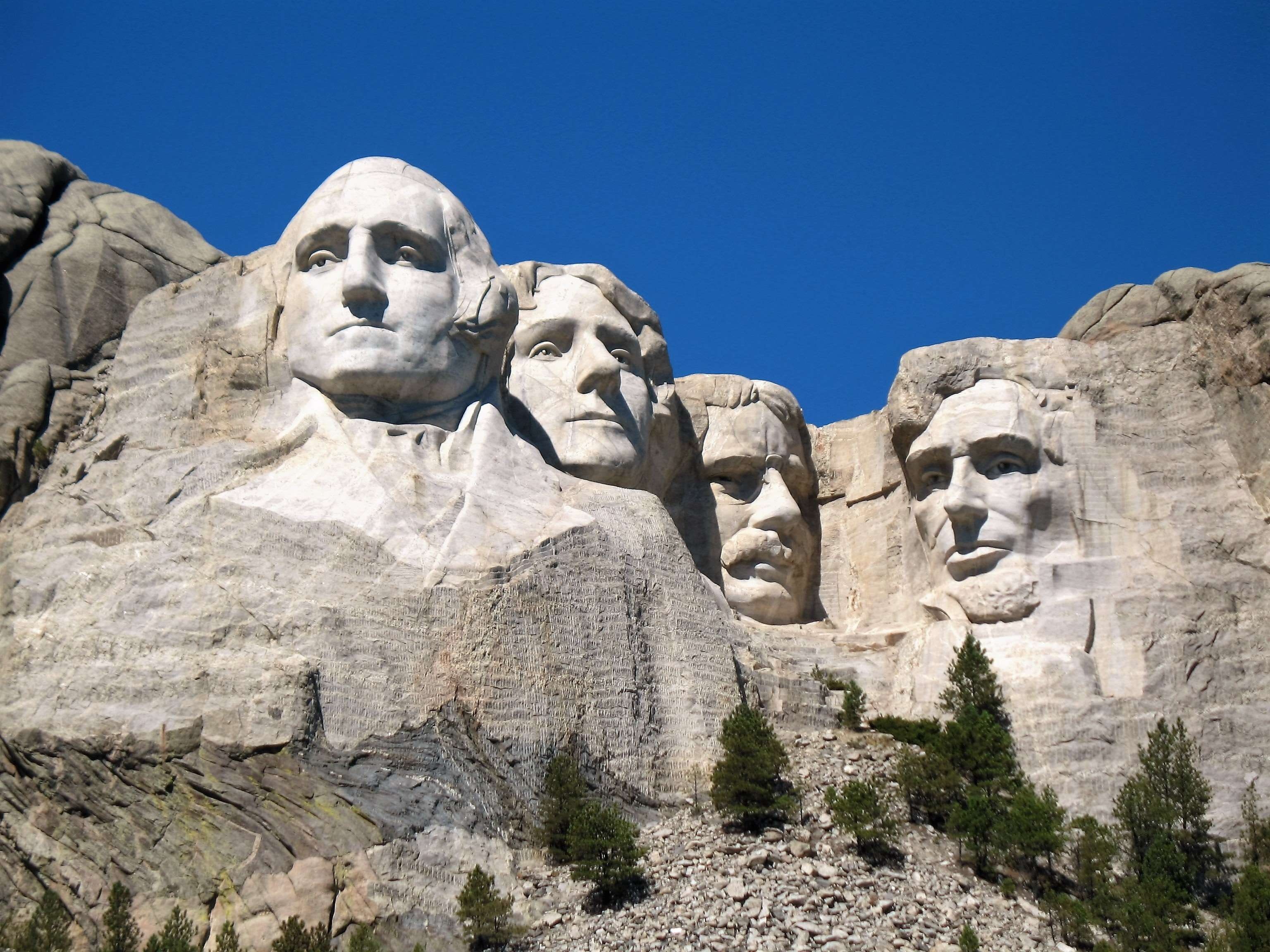 monument, national, art and craft, dakota, solid, mount rushmore, no people, architecture, attraction, rock formation, rock, the past, park, craft, travel, HD Wallpaper