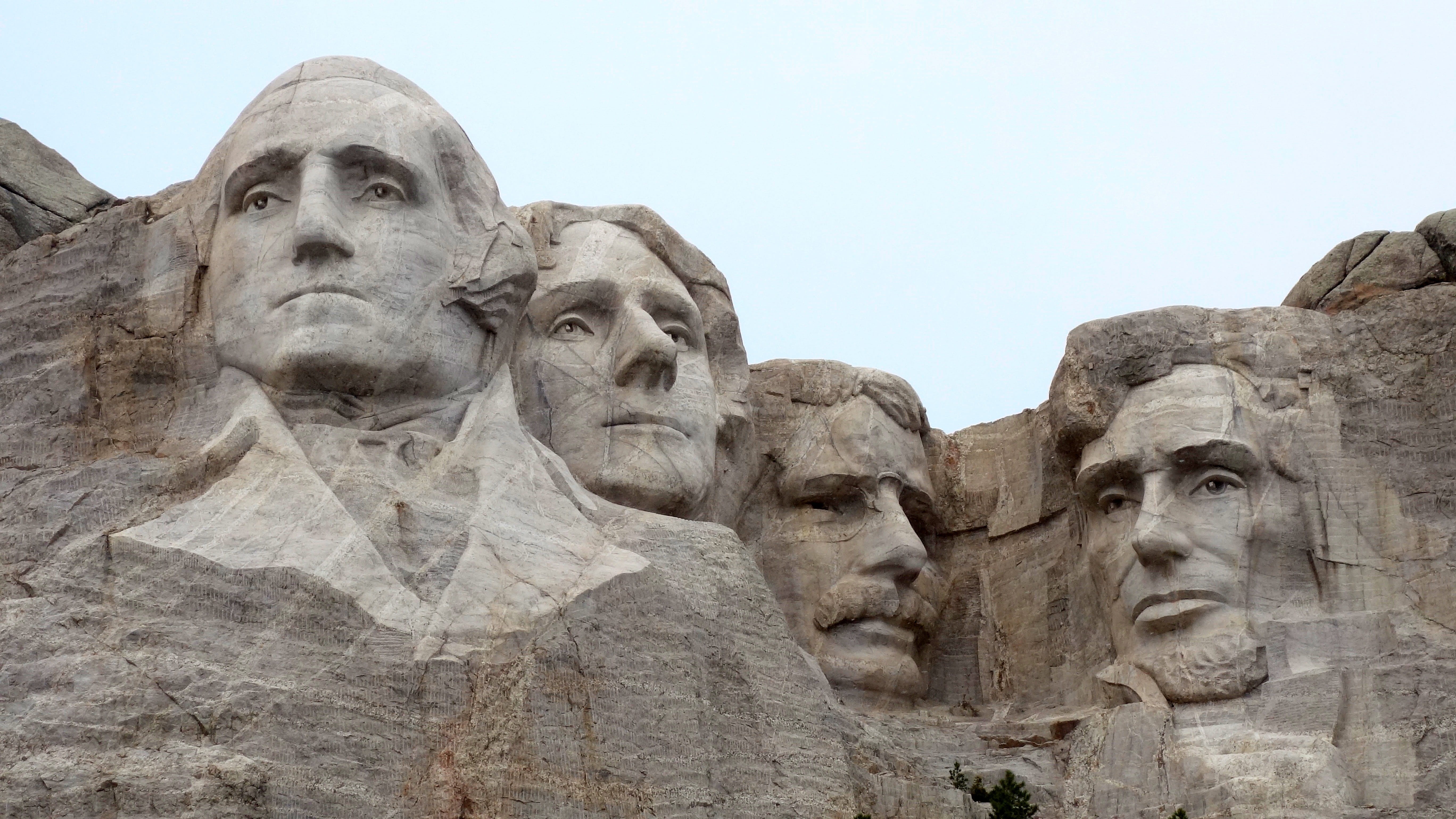 male likeness, history, solid, craft, presidents, day, south dakota, black hills, creativity, rushmore, travel destinations, human representation, the past, HD Wallpaper
