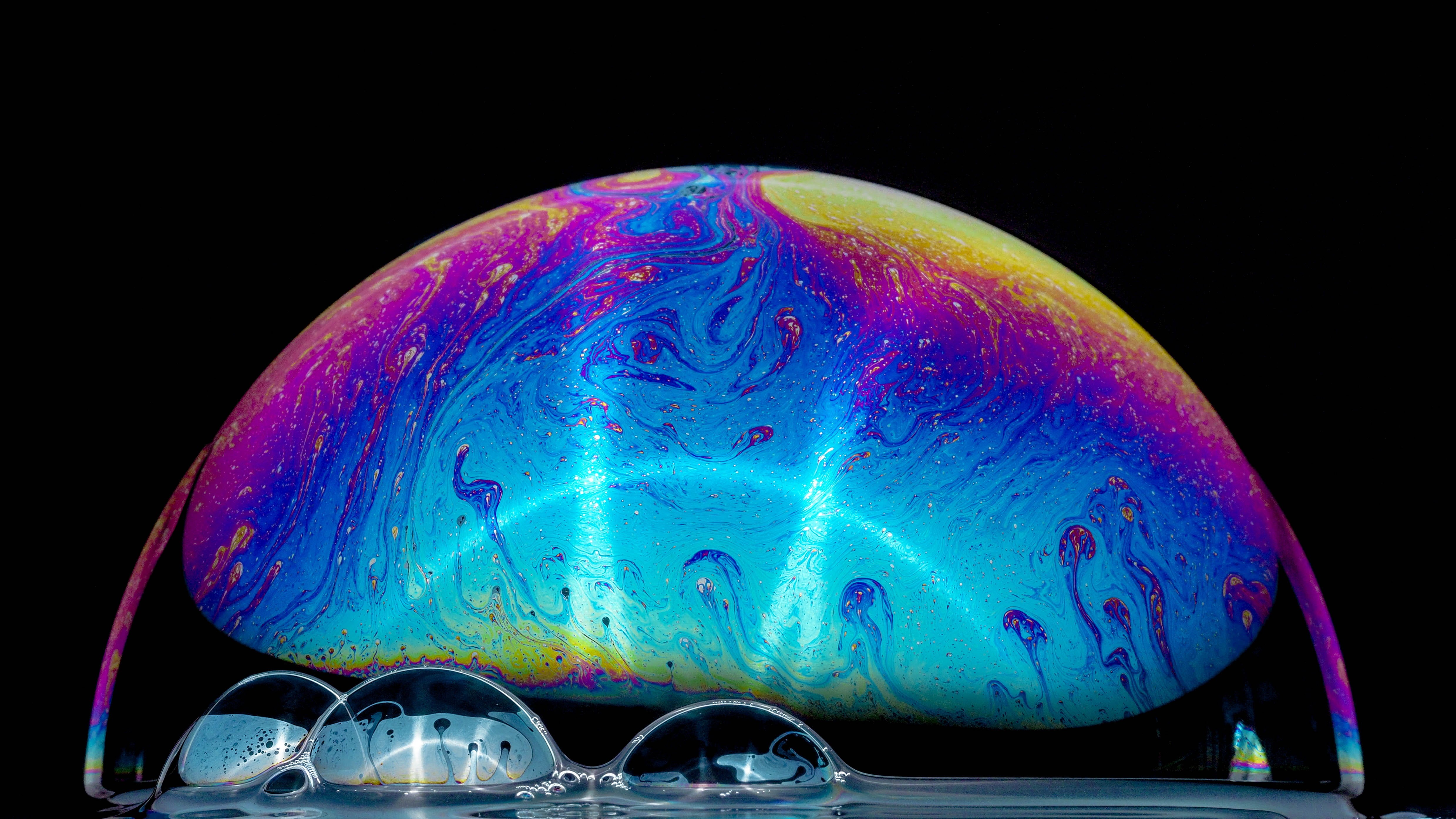 geometric shape, multi colored, reflektion, pattern, 4K, no people, electricity, lighting equipment, light - natural phenomenon, colorworld, crash helmet, HD Wallpaper