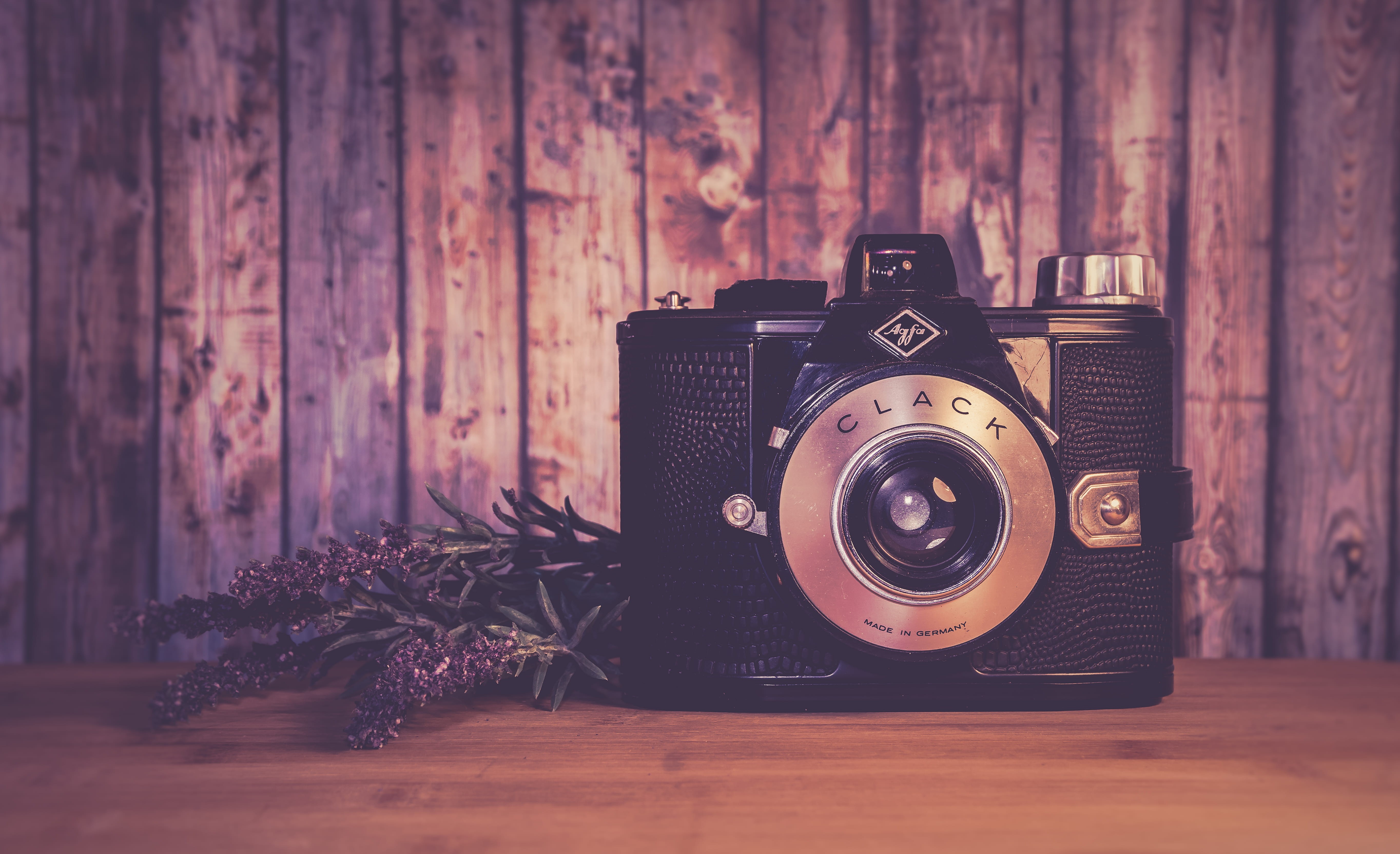 indoors, retro styled, photographic equipment, photography, nostalgia, no people, photography themes, Analogue, wood - material, antique, technology, HD Wallpaper
