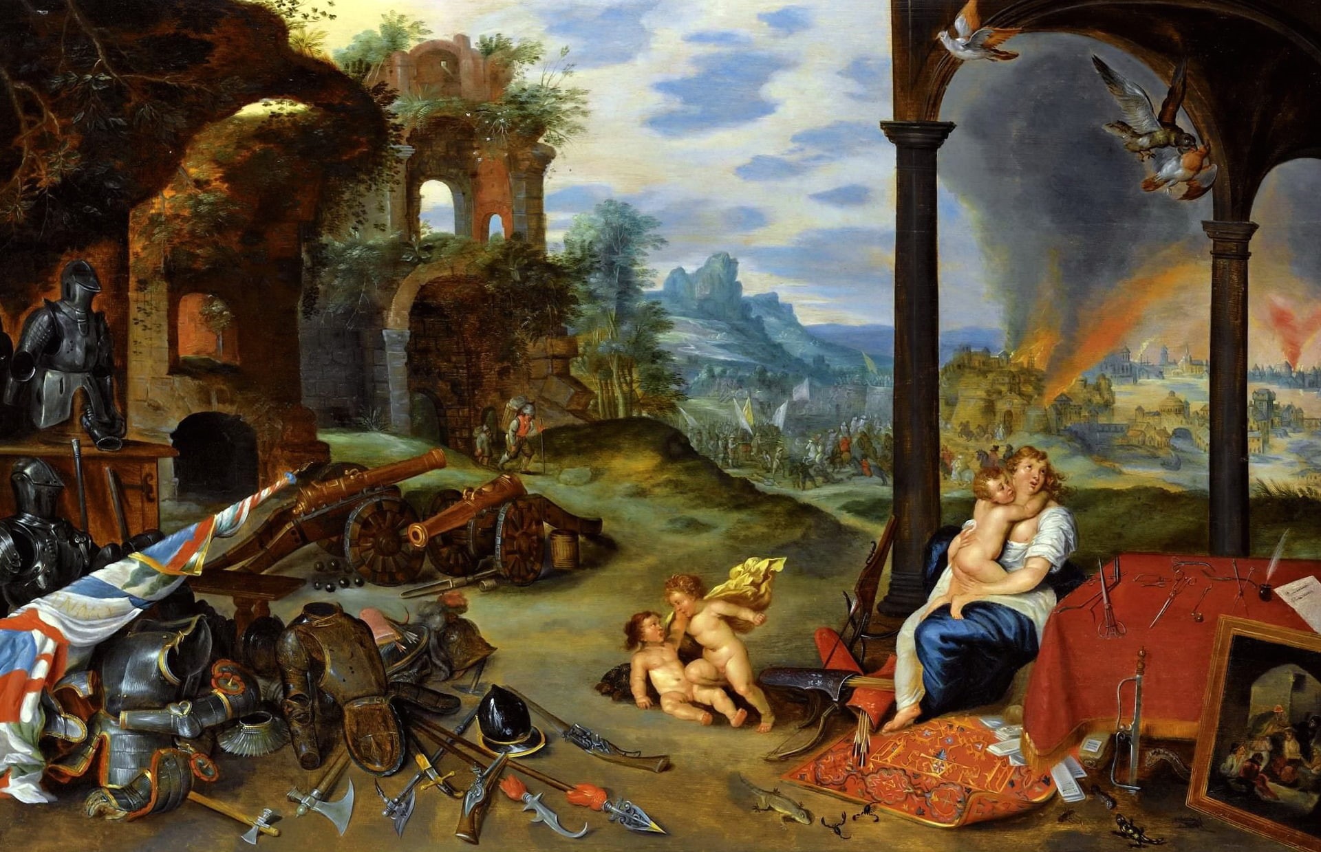 1080P, Allegory Of War, Jan Brueghel the younger, picture, HD Wallpaper