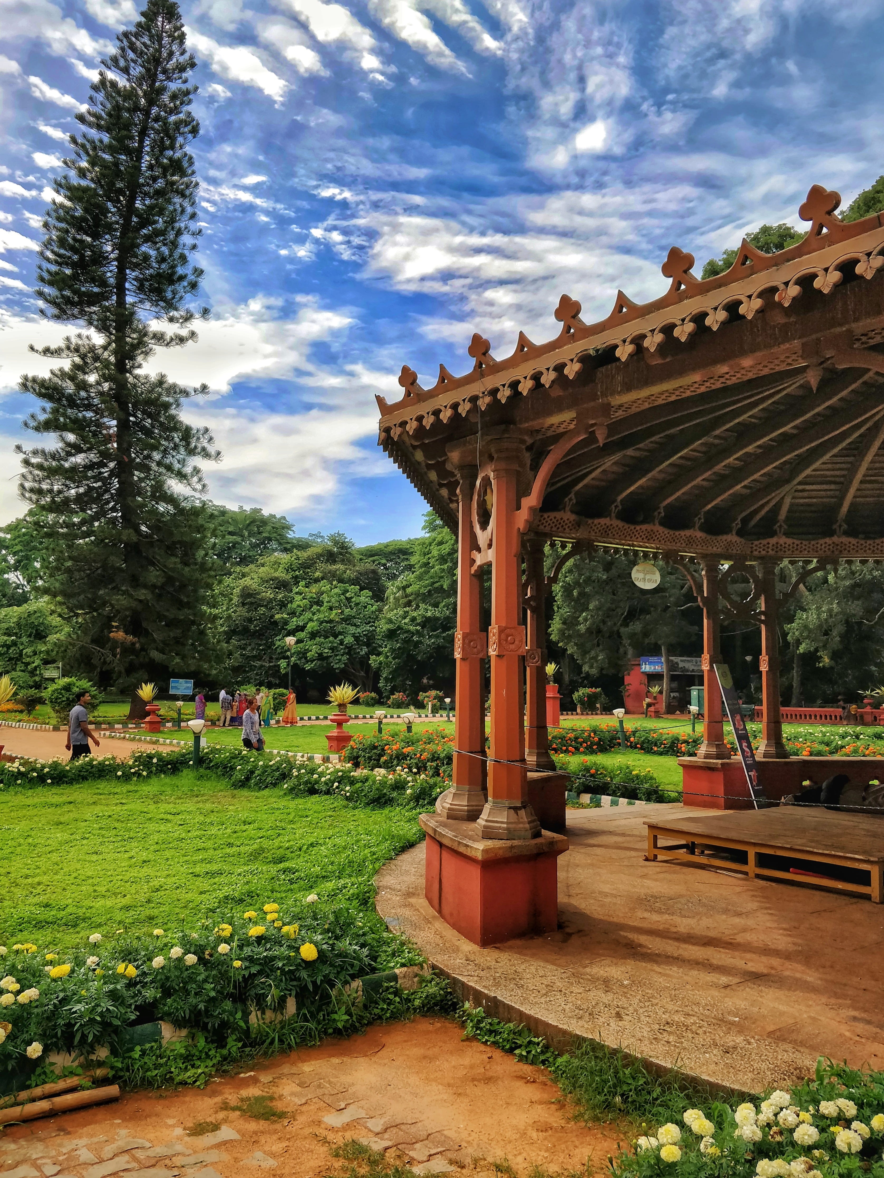 bengaluru, lalbagh botanical garden, land, lalbagh, sky, history, clouds, nature, architecture, ancient civilization, building exterior, landscape, india, Phone HD Wallpaper