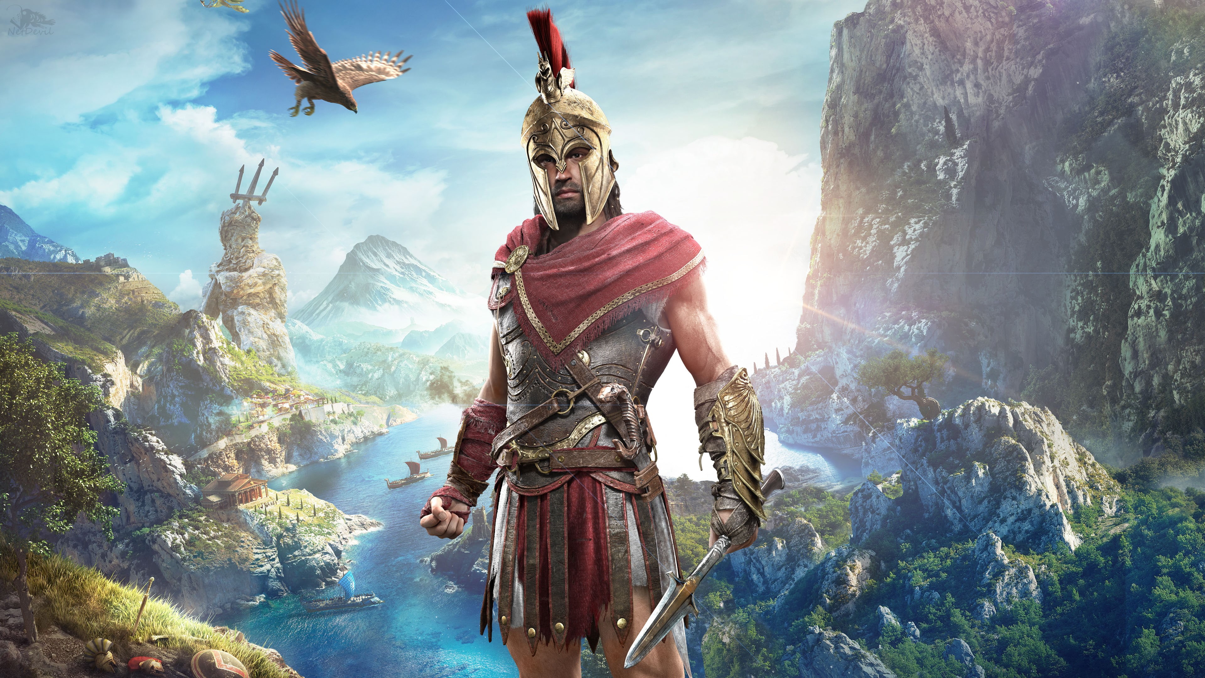 s, Alexios, 4K, Assassins, k, assassin, Creed, Odyssey, HD Wallpaper