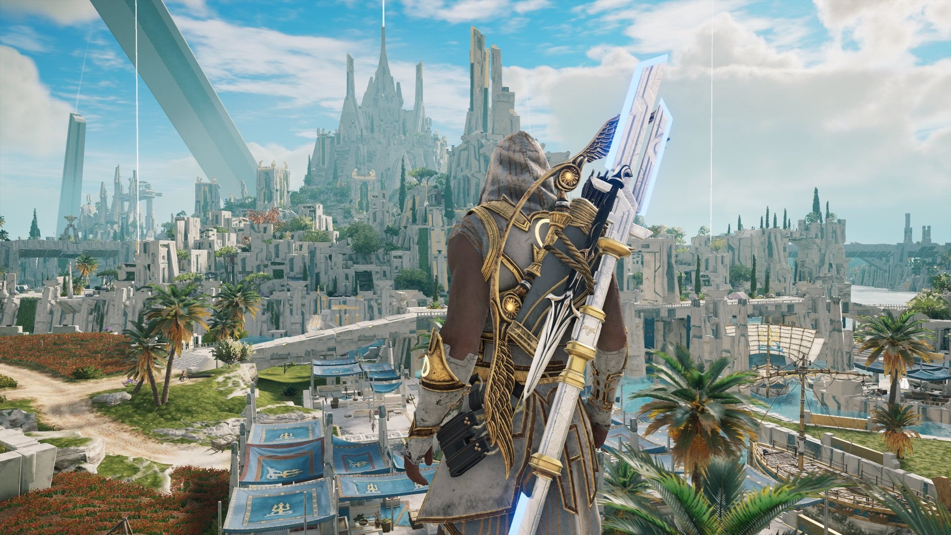 1080P, Assassins Creed: Odyssey, screen shot, Alexios, HD Wallpaper