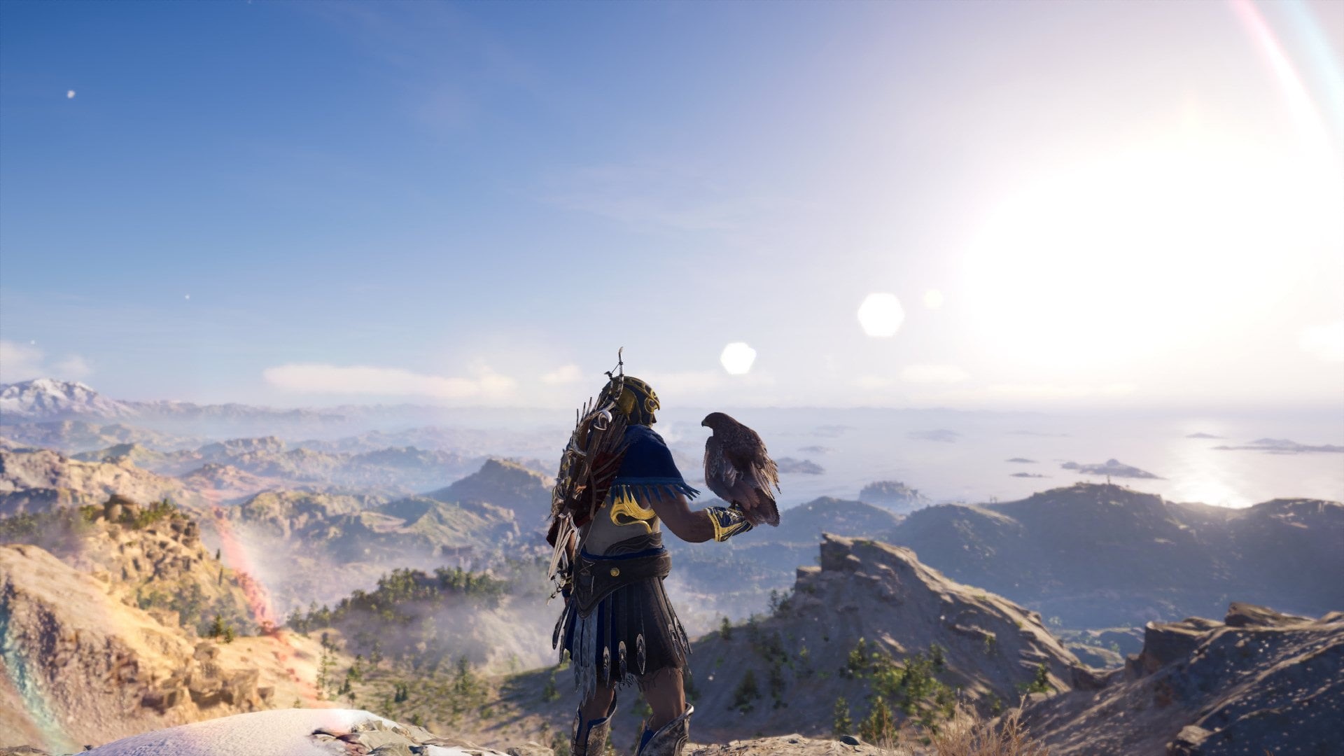video games, landscape, Assassins Creed: Odyssey, Greece, 1080P, screen shot, Alexios, HD Wallpaper