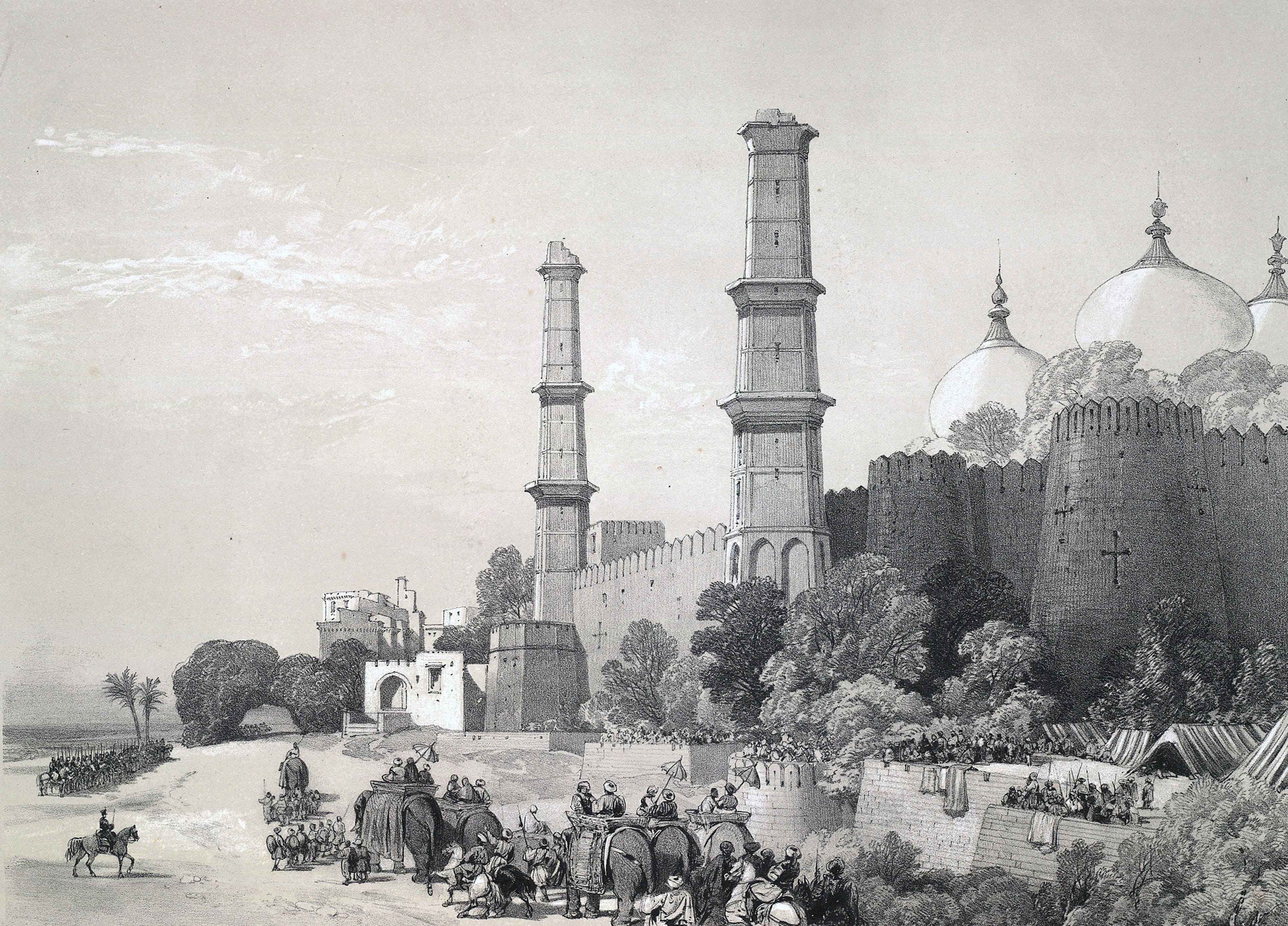 spirituality, religion, cultures, day, Palace, sky, duleep, historical, belief, Duleep Singh, Maharajah Duleep Singh, singh, building, entering, black And White, HD Wallpaper