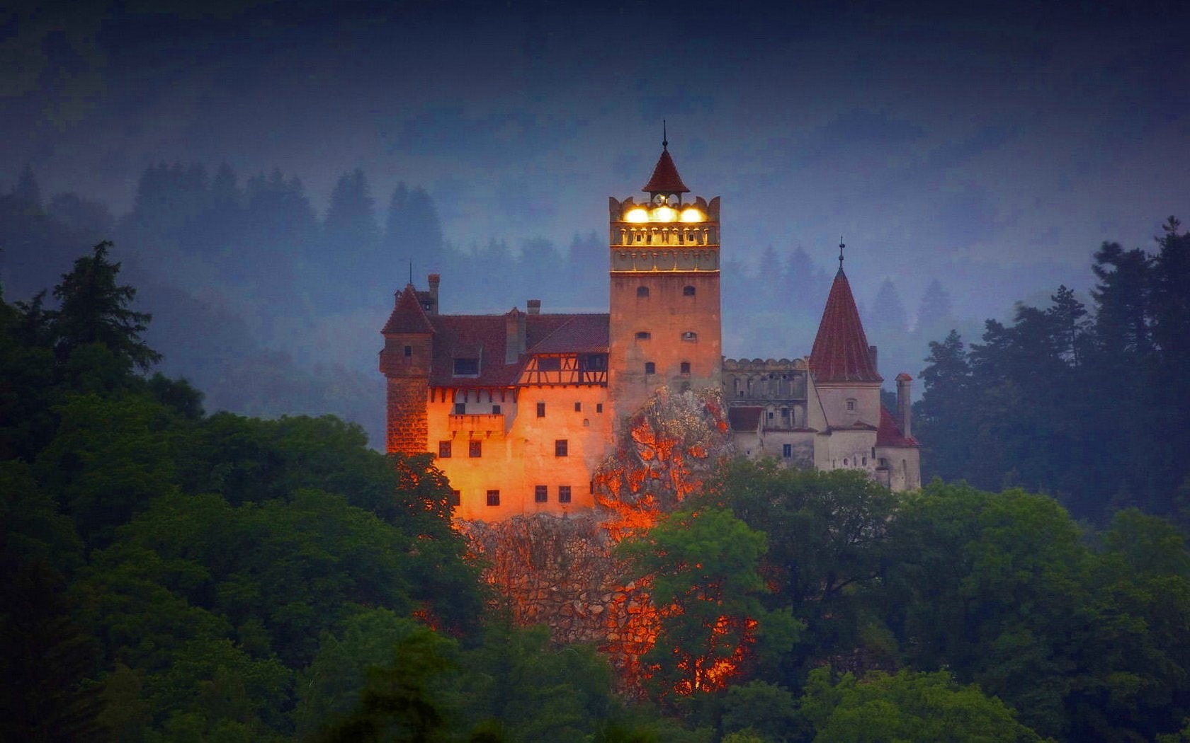 Castles, 720P, Bran Castle, HD Wallpaper