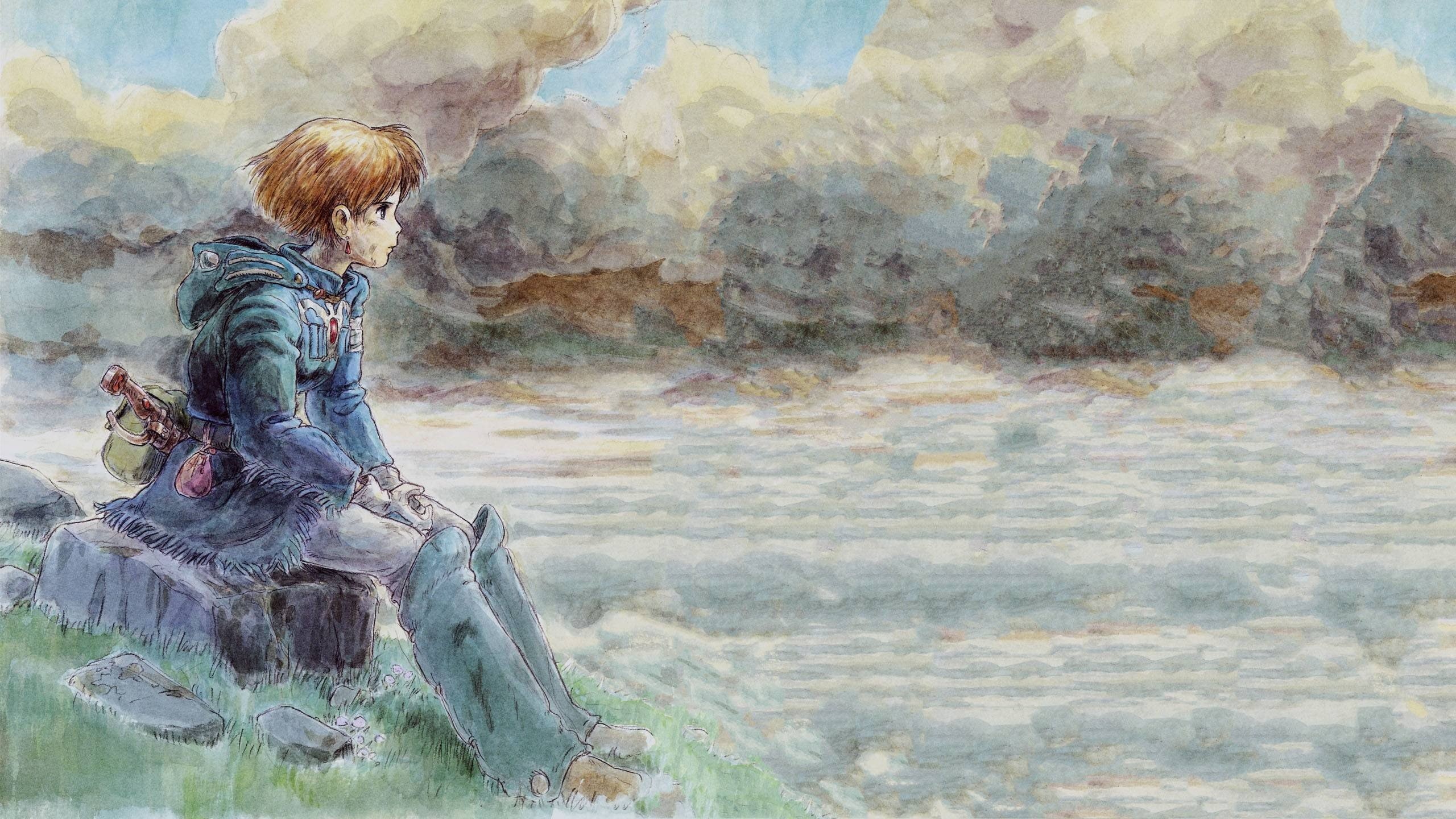 2K, fantasy, wind, adventure, nausicaa, valley, anime, HD Wallpaper