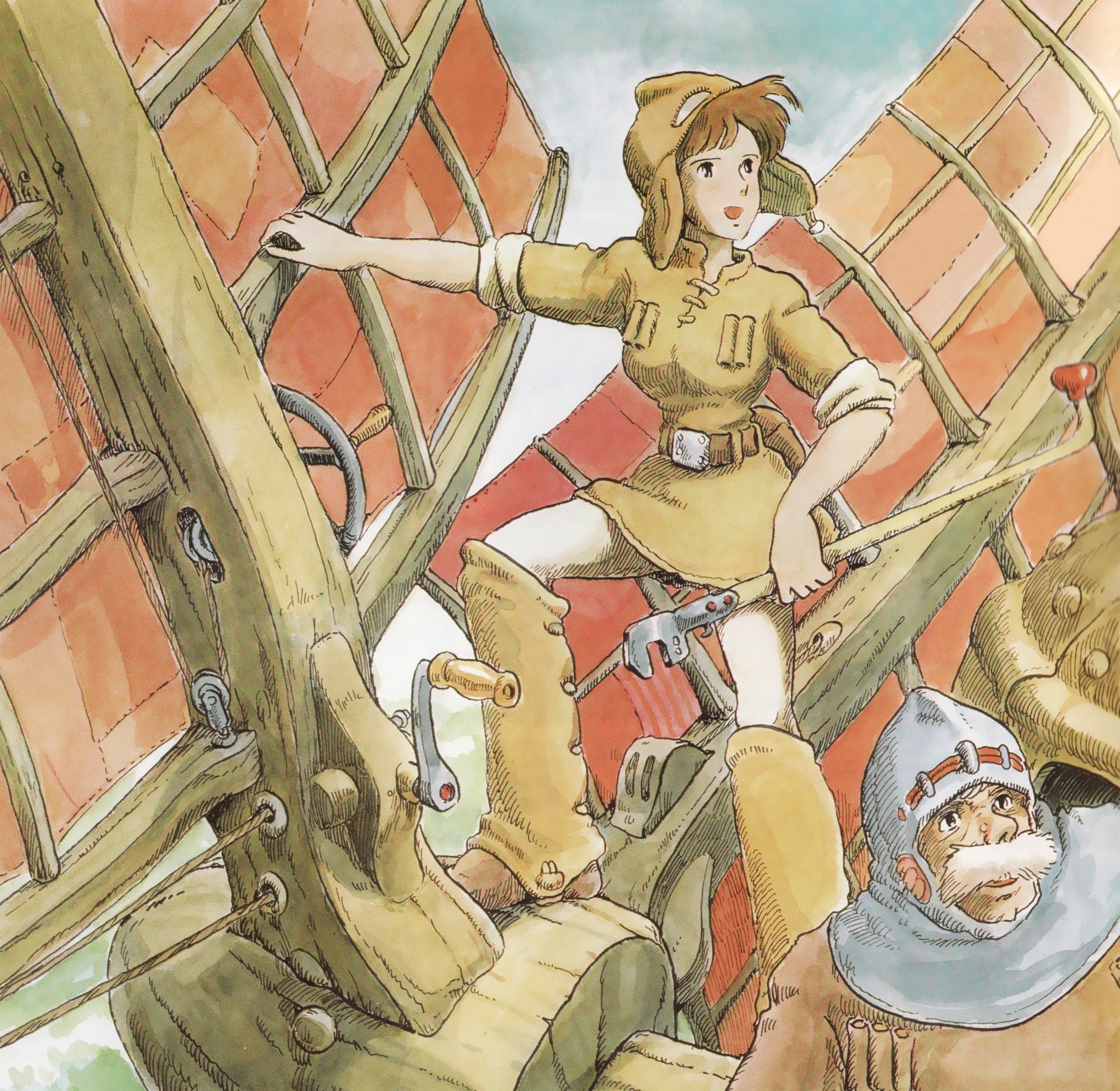 fantasy, nausicaa, anime, 1080P, adventure, wind, valley, HD Wallpaper