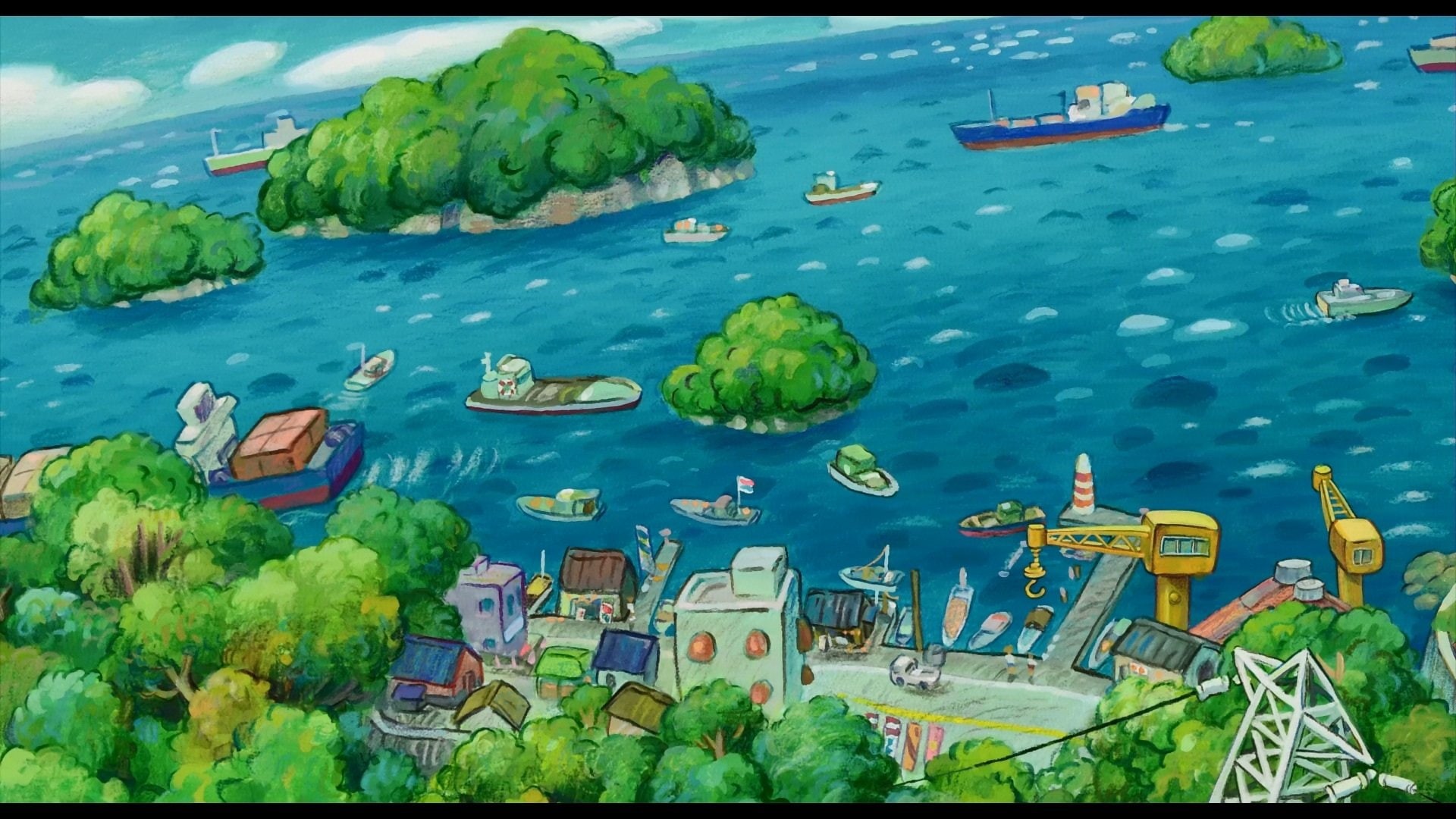 1080P, Ponyo, Movie, HD Wallpaper