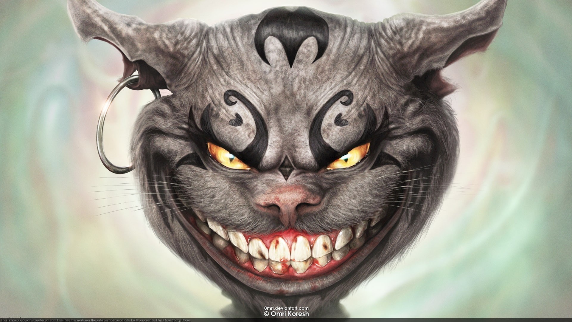 cat, cheshire, 1080P, smile, returns, hd, video games, madness, alice, HD Wallpaper