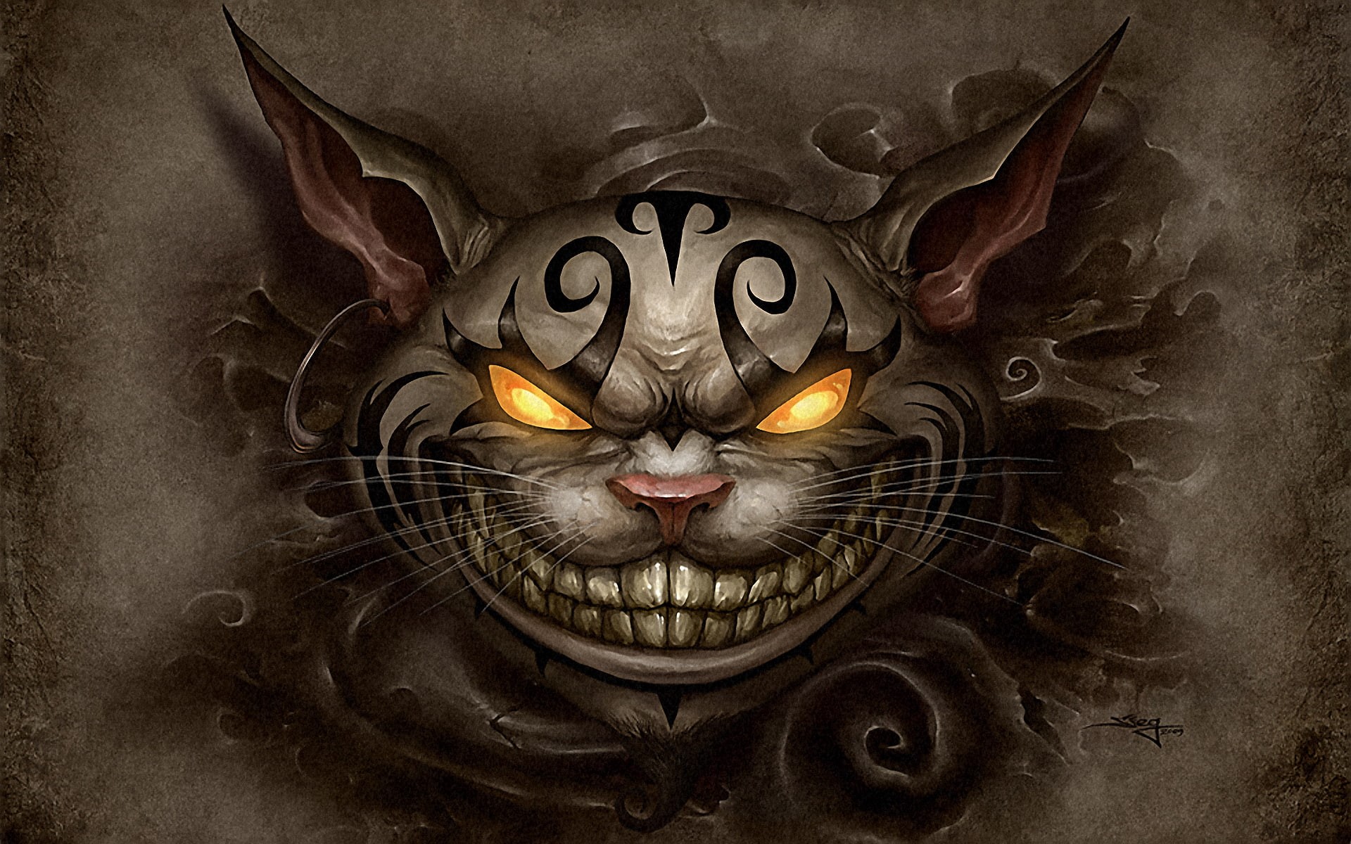 alice, cheshire, returns, artwork, cat, madness, 1080P, HD Wallpaper