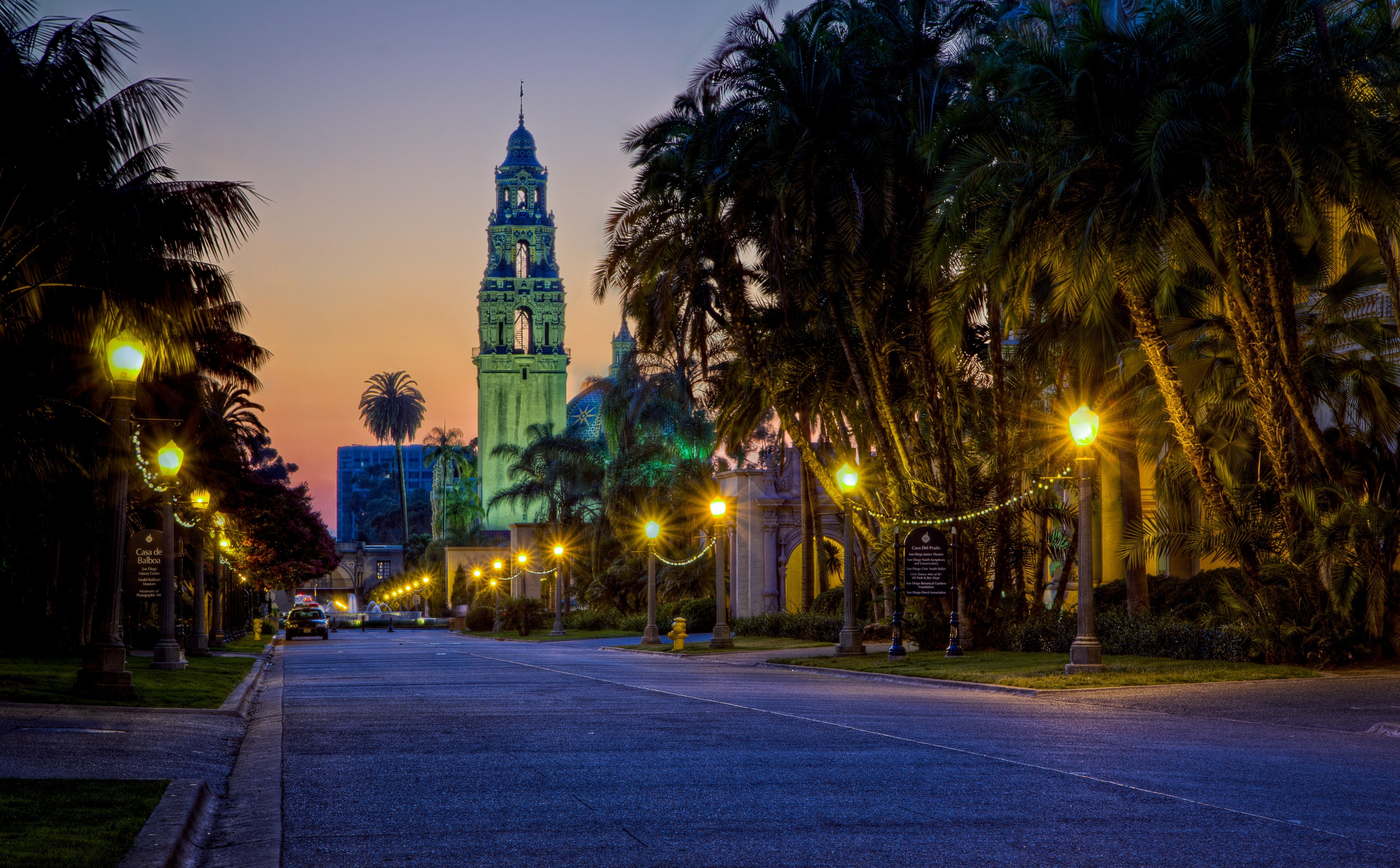 travel destinations, museums, building, Engagement Photographers, Color, Sunset, close, night, street light, san diego, California, city, outdoors, Photo, HD Wallpaper