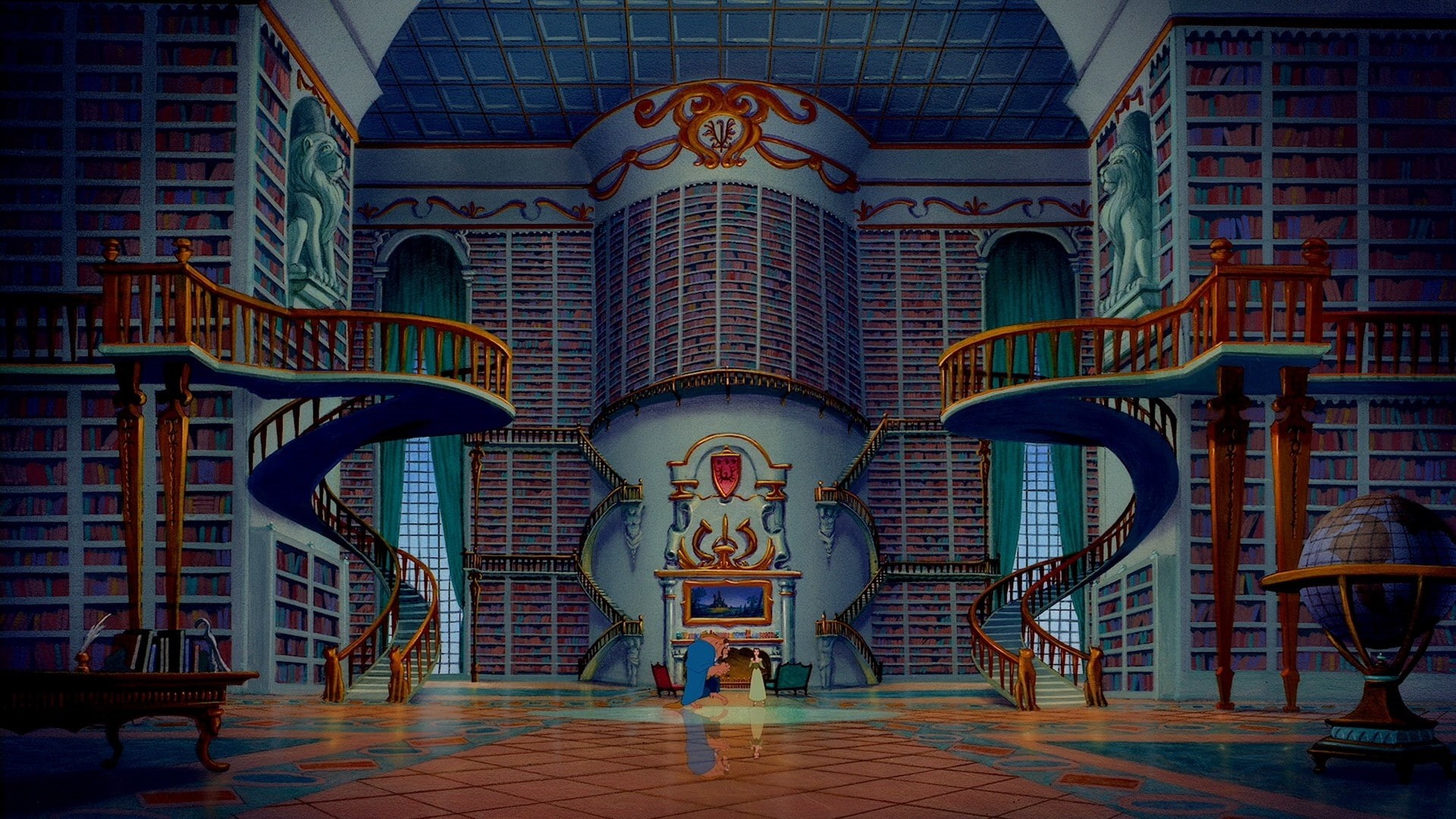 beast, entertainment, art, movies, hd, library, 1080P, beauty, x, disney, HD Wallpaper