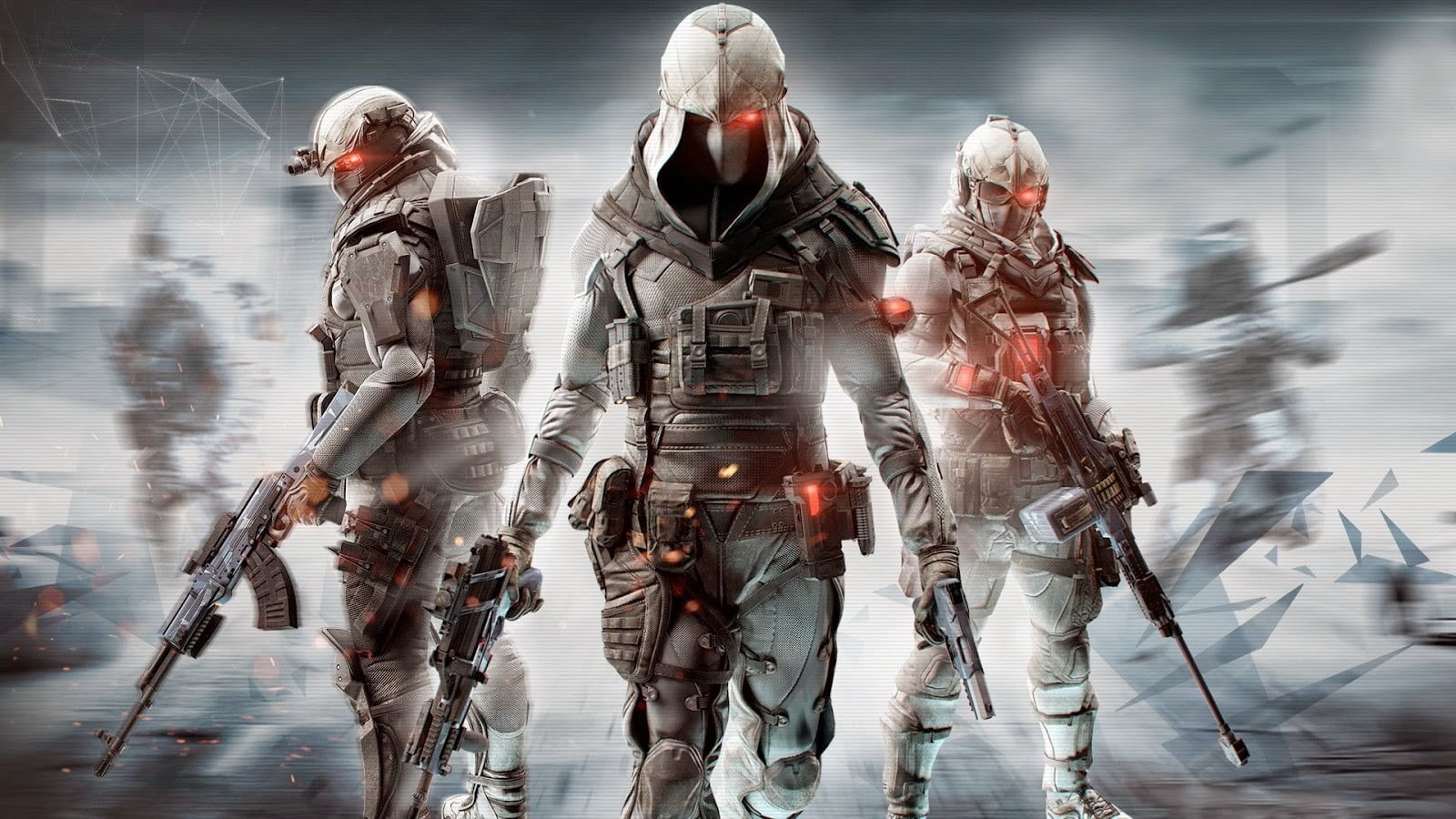 Tom Clancys Ghost Recon, running, conflict, government, headwear, group of people, helmet, PlayStation, men, video games, competition, aggression, day, HD Wallpaper