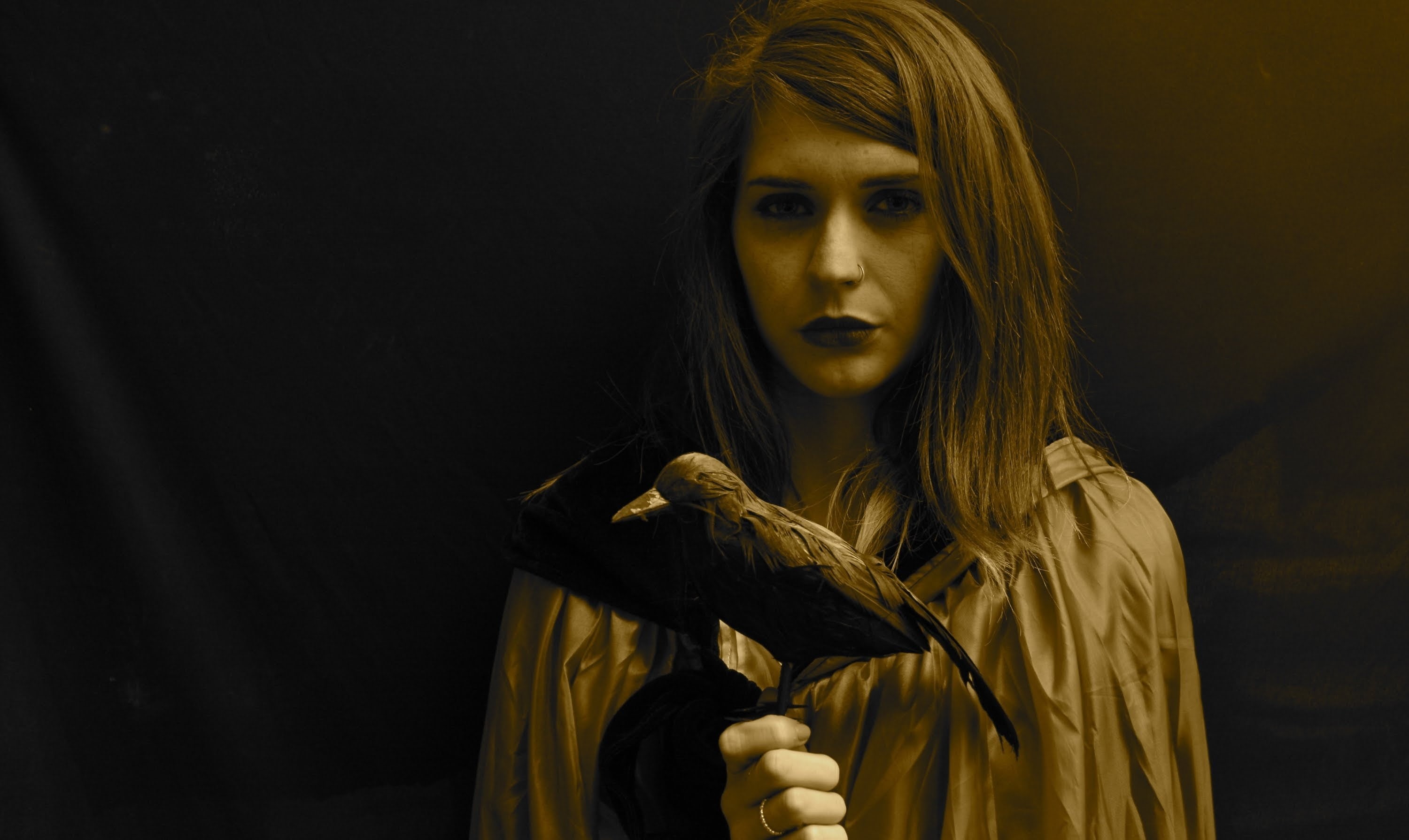 2K, fantasy, occult, witch, raven, dark, gothic, crow, HD Wallpaper