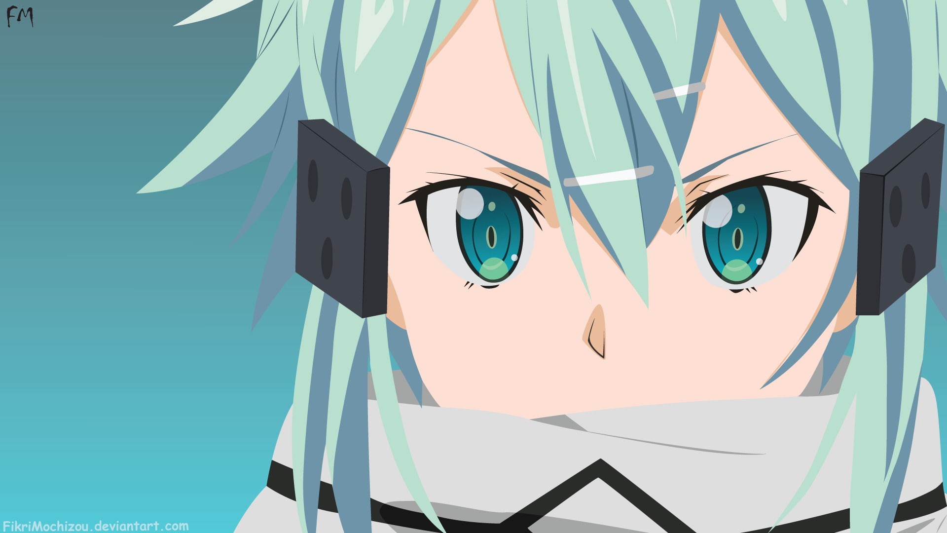 Sinon (Sword Art Online), Sword Art Online, Sword Art Online II, 1080P, Asada Shino, Minimalist, HD Wallpaper