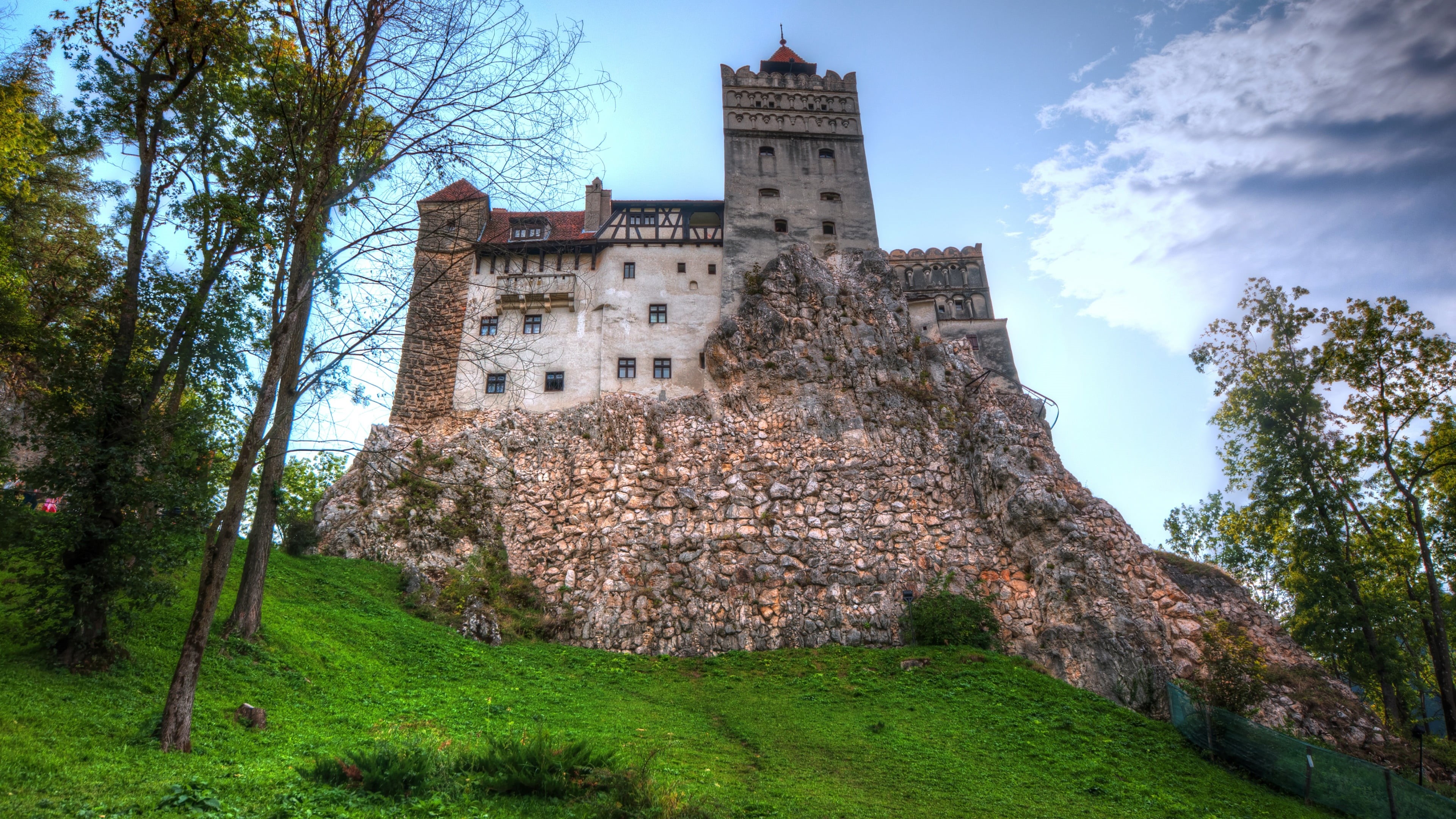 Castles, Castle, Bran Castle, Transylvania, 4K, HD Wallpaper