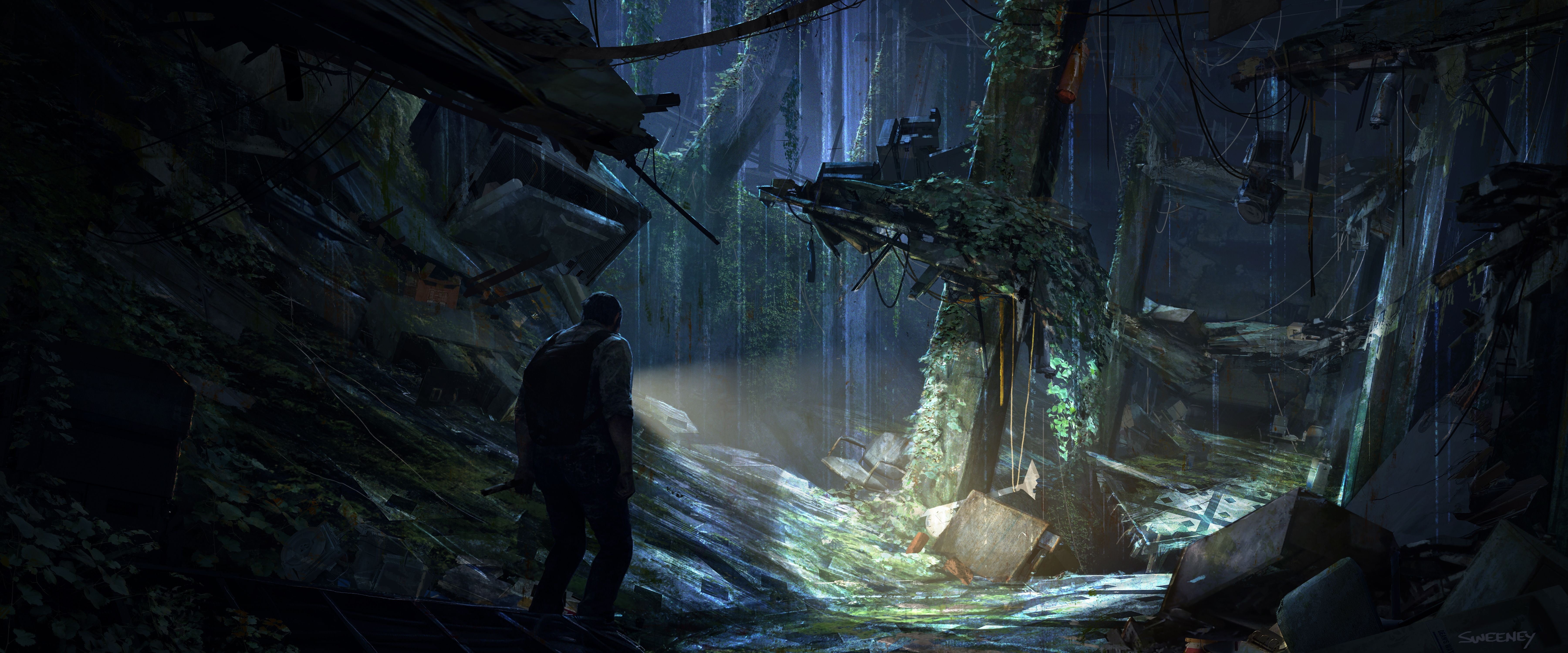 architecture, men, motion, forest, cave, lifestyles, day, artwork, rock, video games, real people, nature, person, concept art, one person, 5K, solid, HD Wallpaper