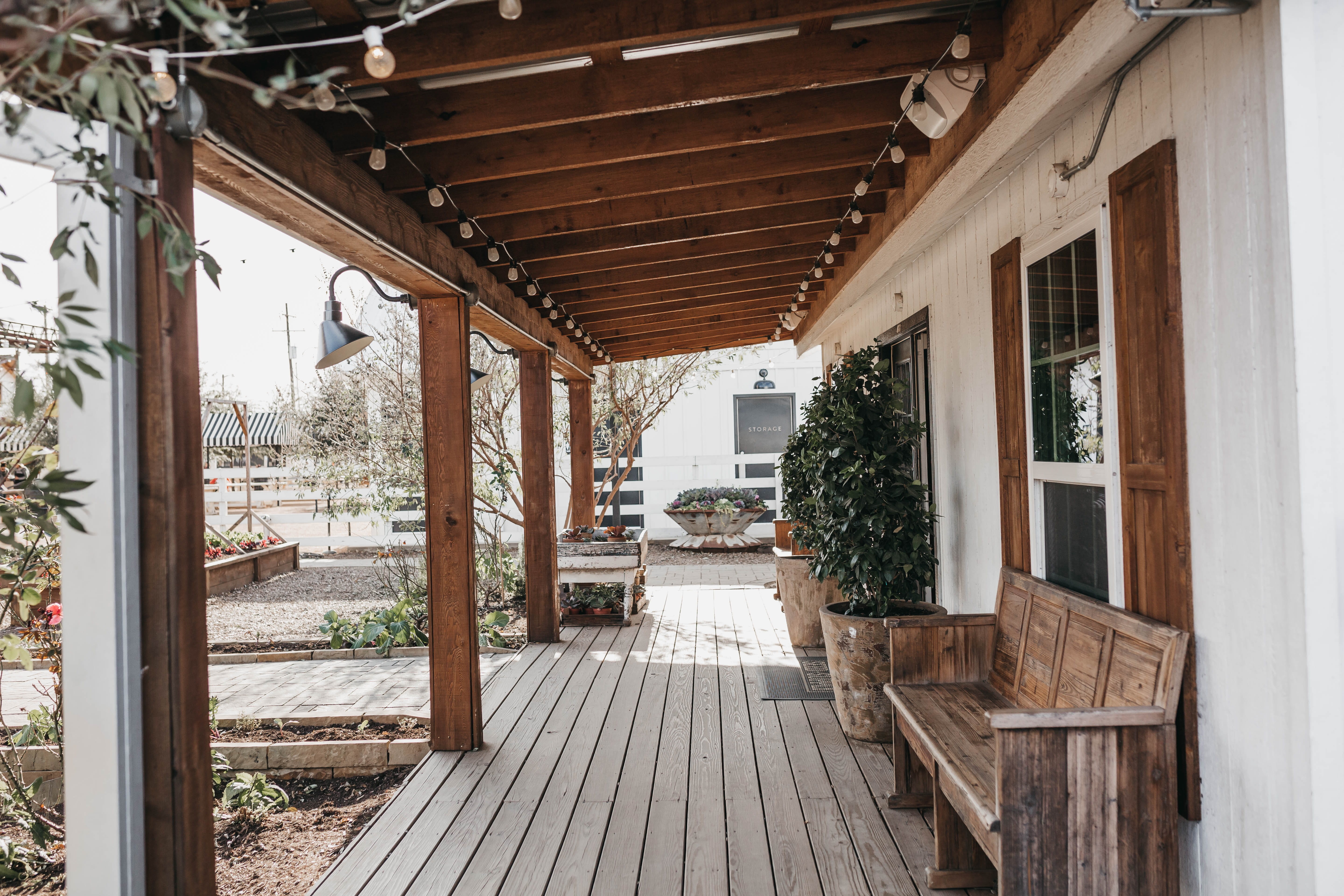 pergola, the way forward, furniture, direction, bridge, building, 5K, deck, railing, hardwood, house, plywood, residential district, built structure, porch, HD Wallpaper