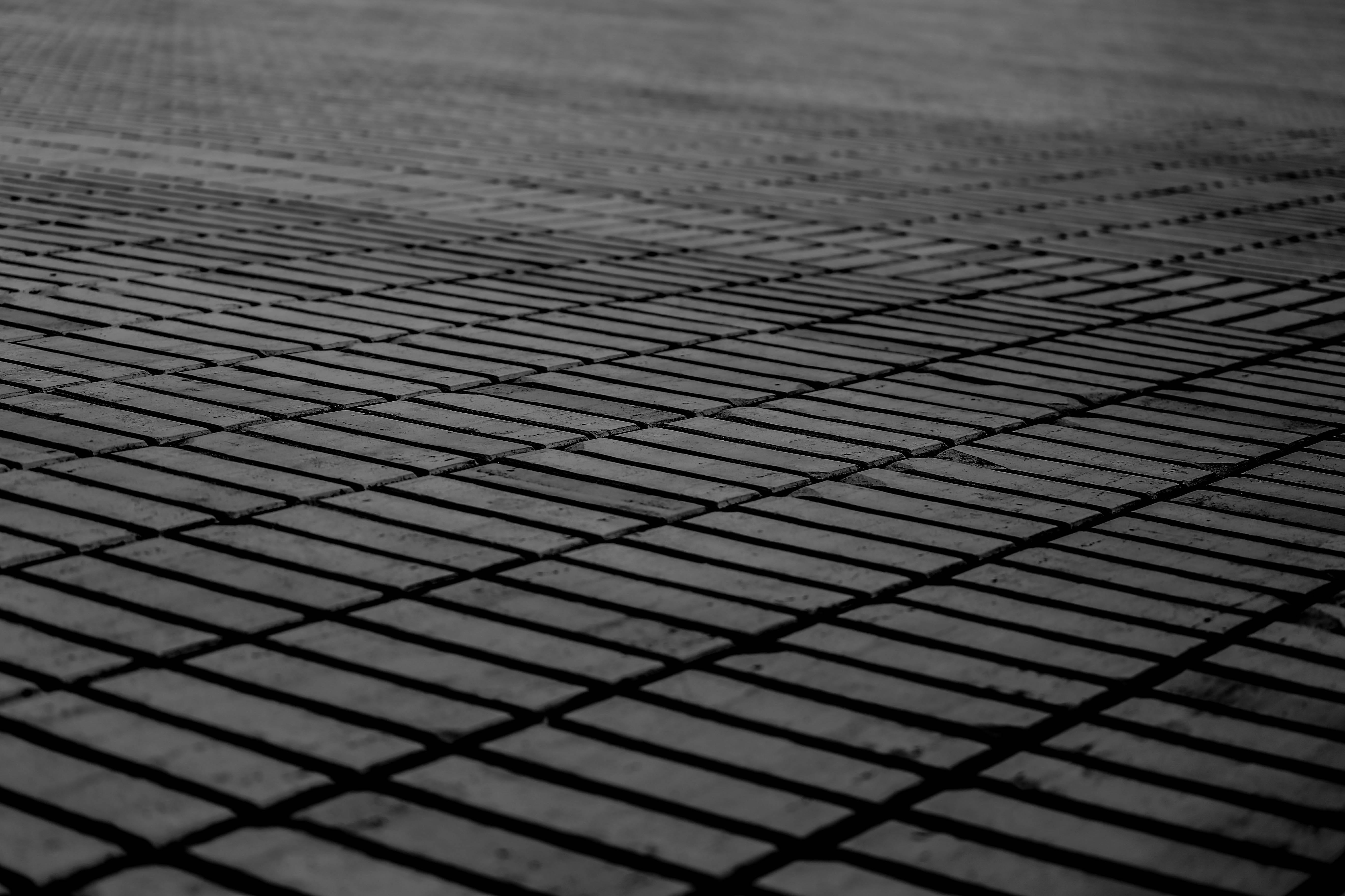 high angle view, no people, close-up, outdoors, full frame, backgrounds, bricks, floor, in a row, design, textured, vaduz, metal, liechtenstein center, HD Wallpaper