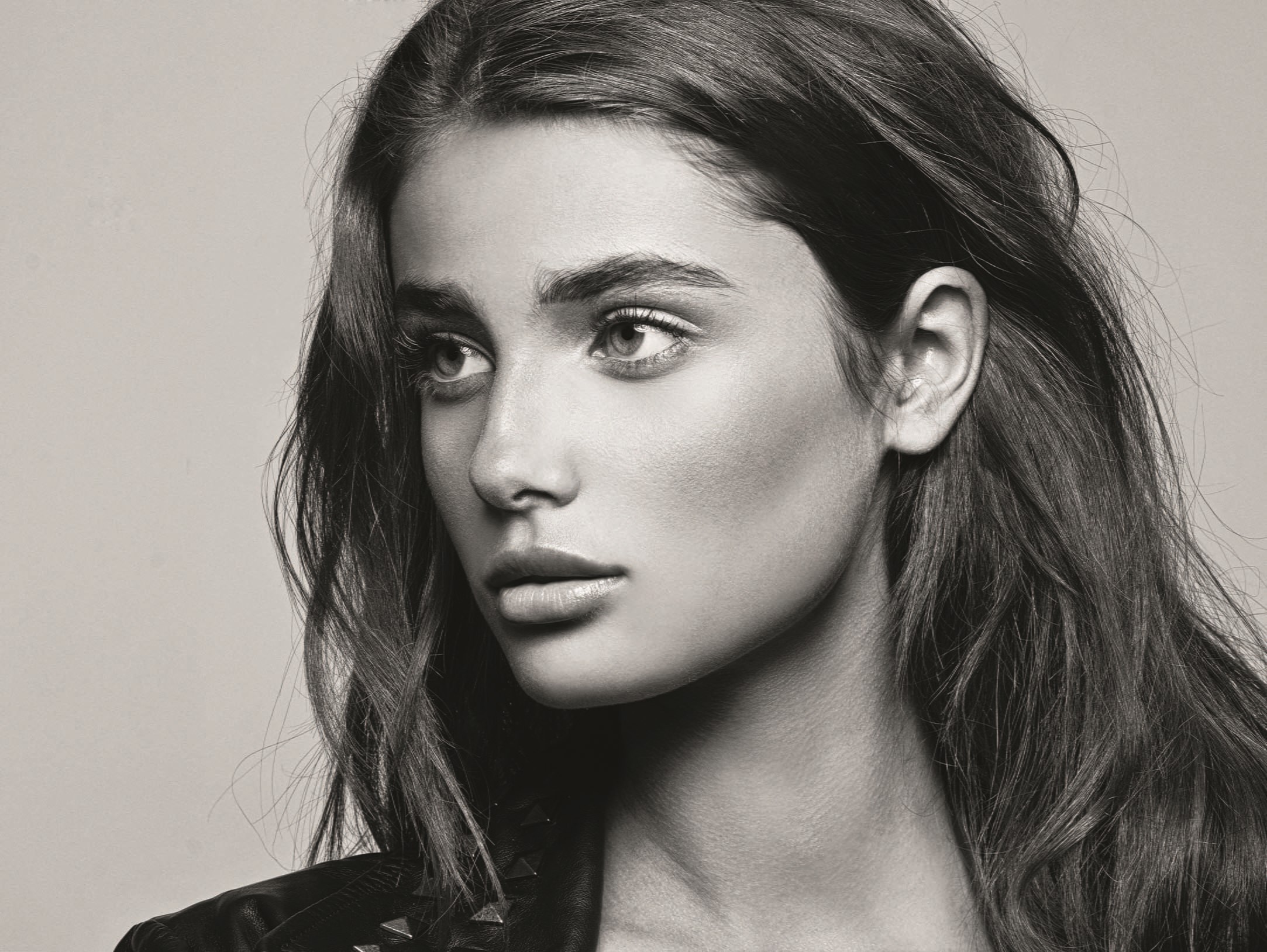 Taylor Hill, monochrome, 1080P, women, HD Wallpaper