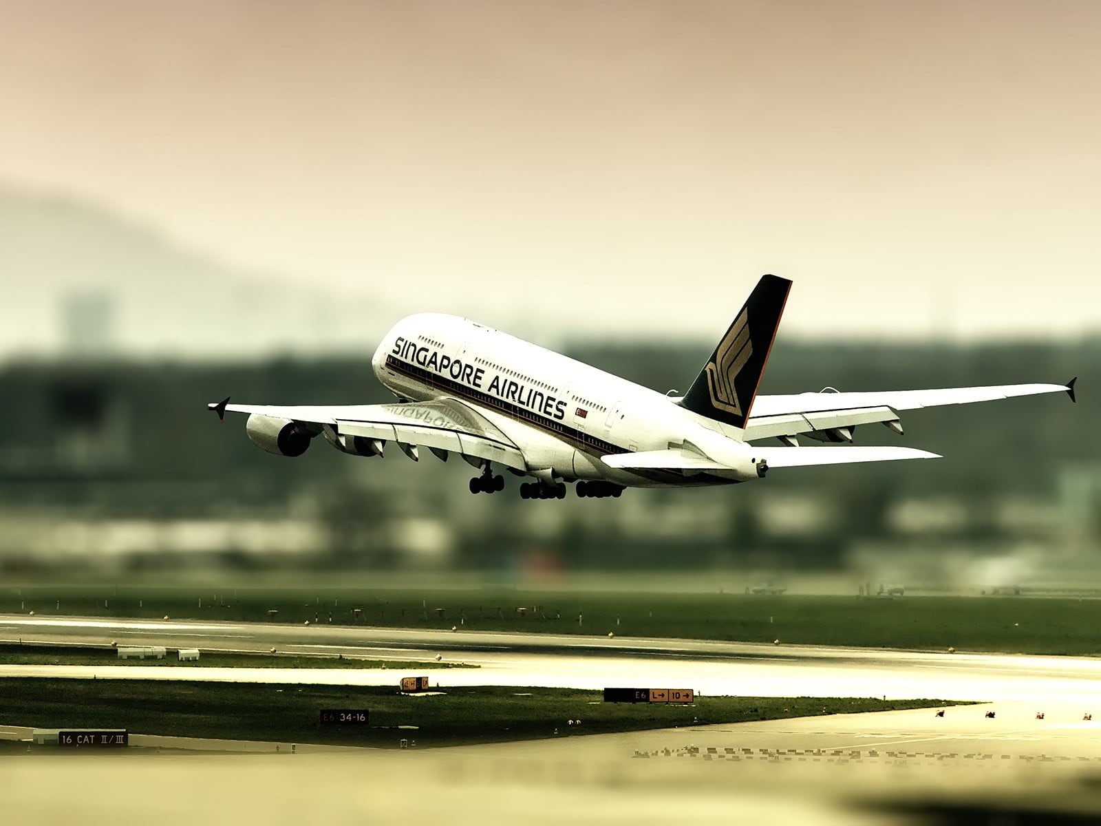 arrival, white, travel, air Vehicle, vehicle, mode of transportation, Singapore, airport Runway, tourism, business Travel, leaving, luxury, sky, passenger aircraft, HD Wallpaper