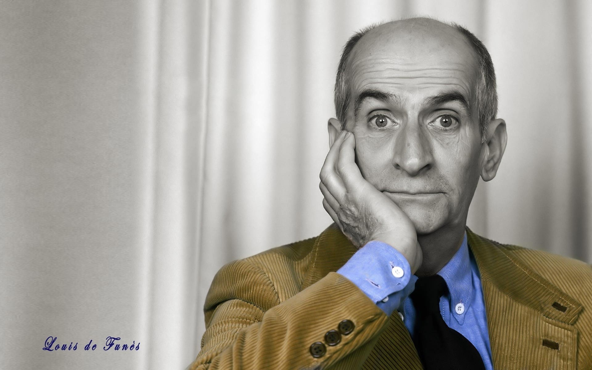 front view, Louis de funes, Face, business, adult, government, menswear, indoors, business person, Sign, men, portrait, necktie, businessman, mature adult, HD Wallpaper