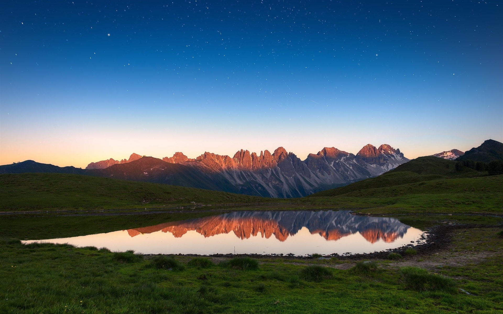 Nature, Mountains, Reflection, Water, Lake, Scenery, 1080P, HD Wallpaper