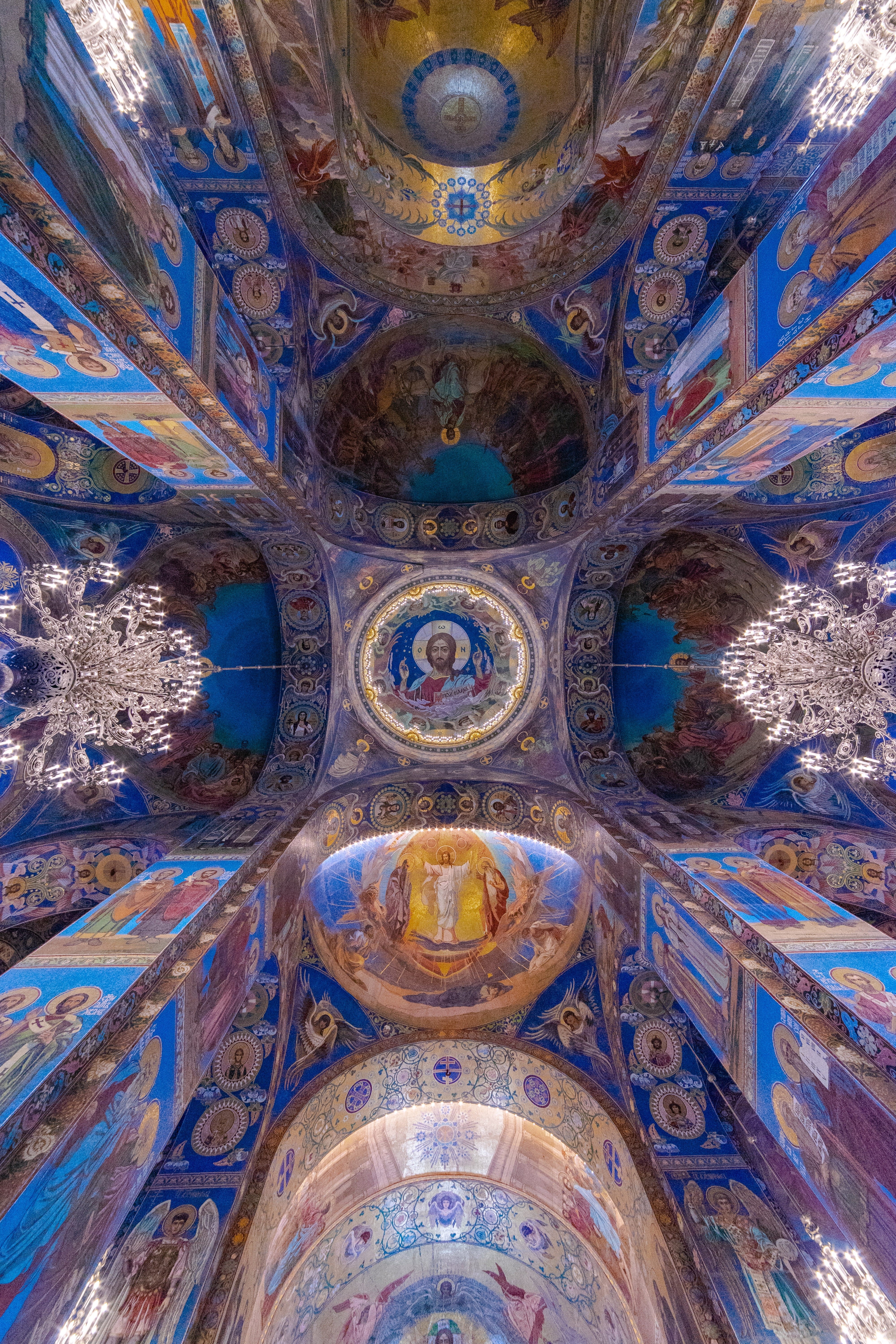 low angle view, religion, no people, ceiling, 14 mm, 14mm, sony, belief, ornate, apse, arched, sony ilce-7m2, church, spirituality, architectural column, Phone HD Wallpaper