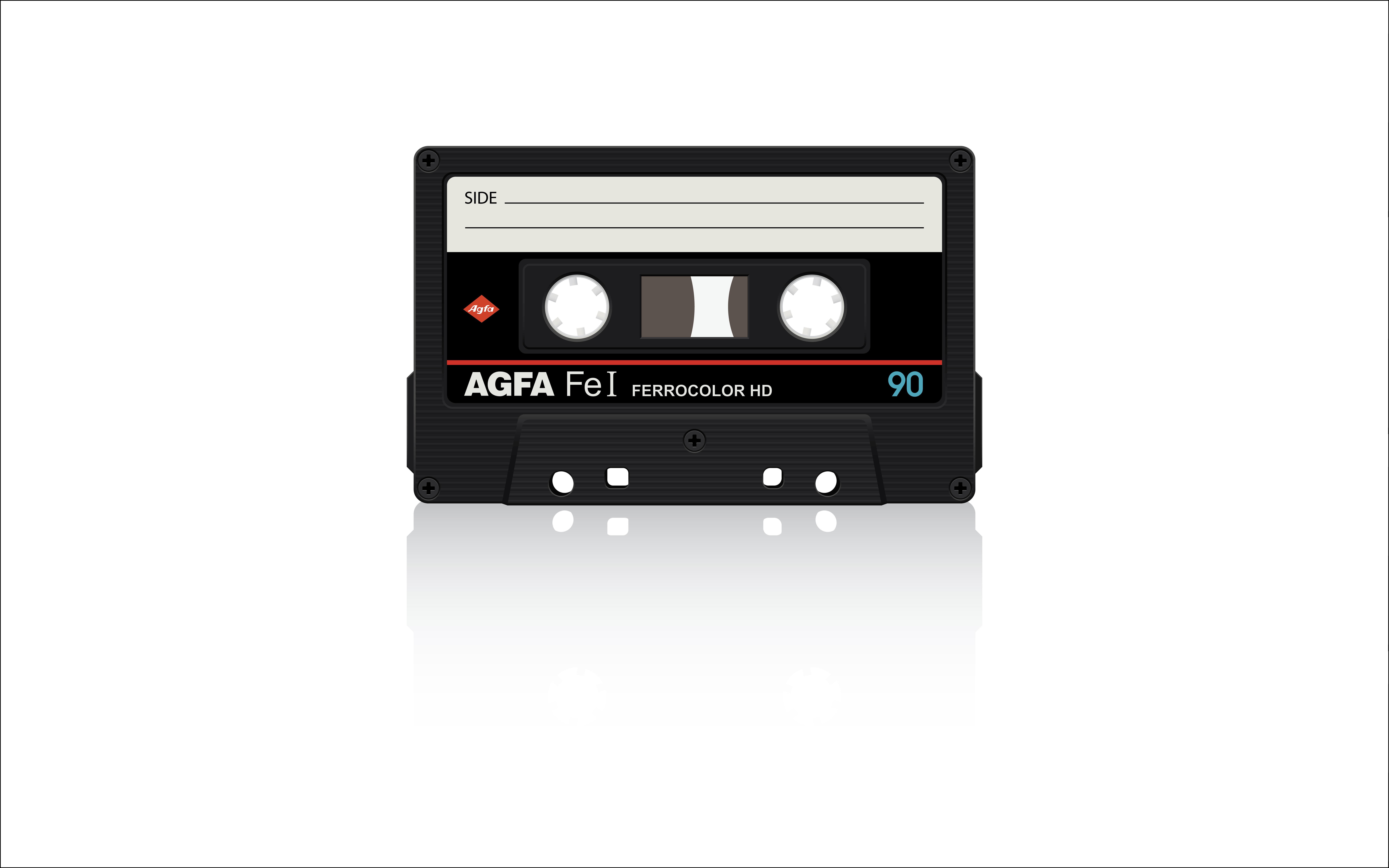 8K, no people, technology, retro Styled, radio, copy space, style, film, tape, old-fashioned, white background, sound, audio Cassette, equipment, music, HD Wallpaper