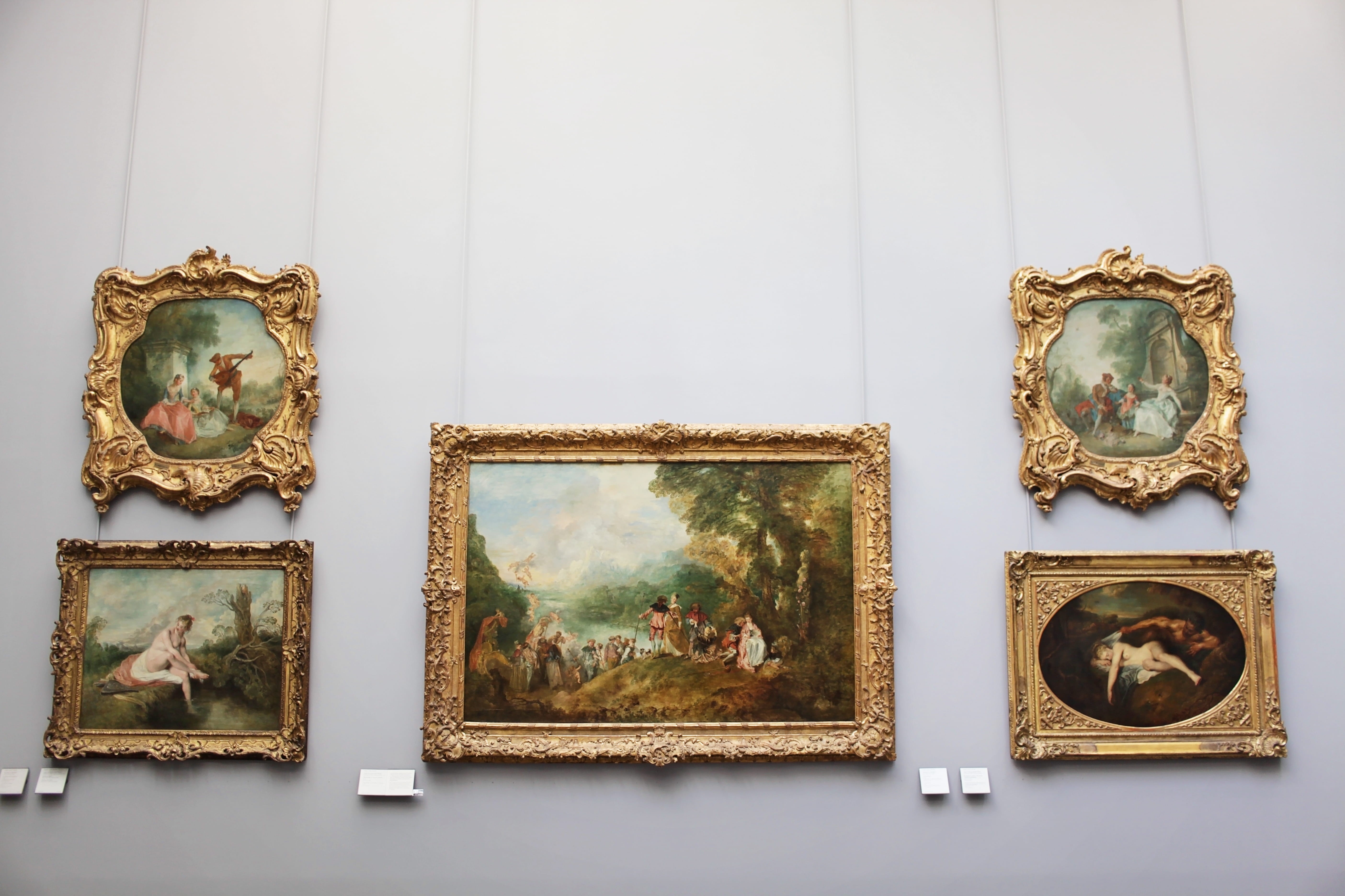 picture frame, human representation, art and craft, indoors, frame, frames, clock, brown, craft, illustration, louvre, gold colored, museum, antique, no people, HD Wallpaper