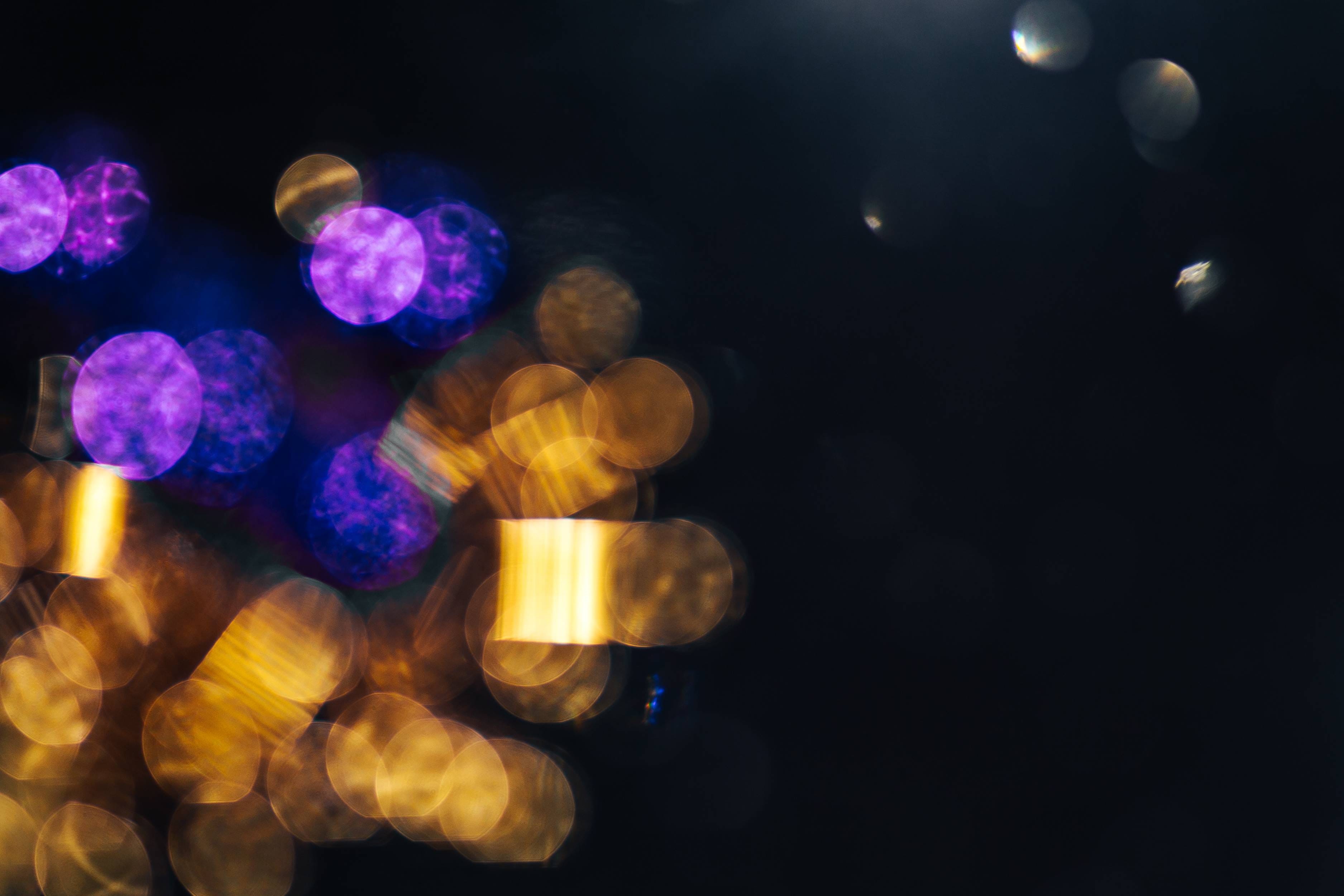 celebration, outdoors, backgrounds, studio shot, jellyfish, water, decoration, close-up, Golden, circle, christmas ornaments, abstract, geometric shape, HD Wallpaper