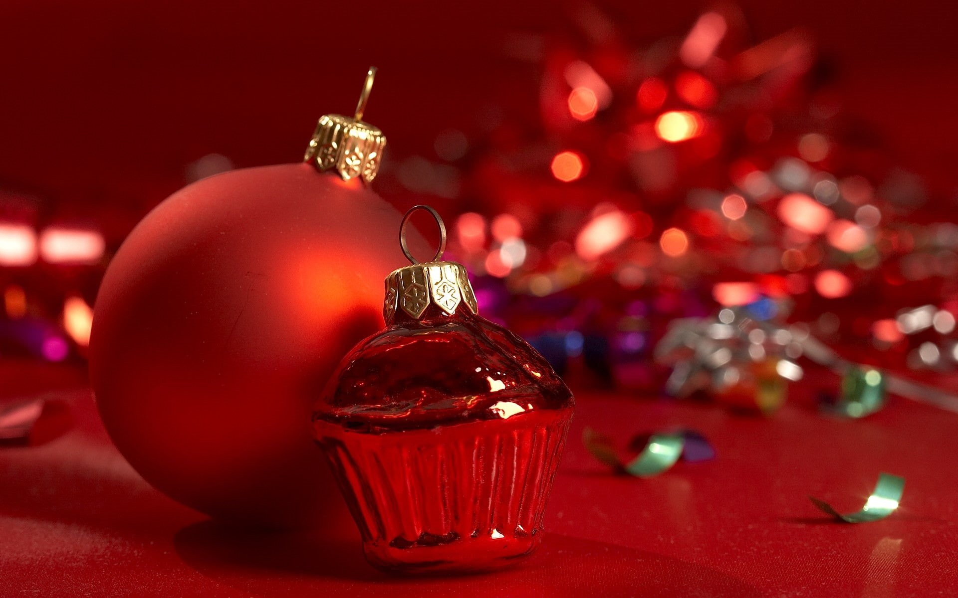 selective Focus, copy Space, season, decor, balls, holidays And Celebrations, cupcake, humor, toys, Christmas decorations, white, defocused, close-up, cultures, HD Wallpaper