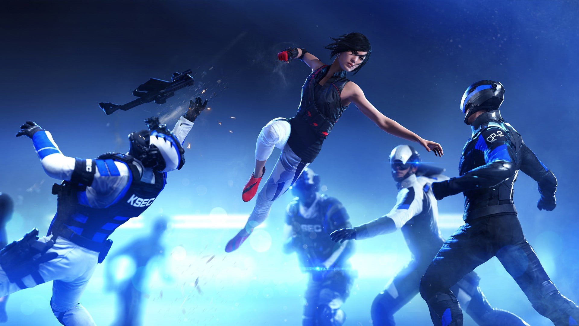 1080P, cyan, EA DICE, Mirrors Edge, Mirrors Edge Catalyst, HD Wallpaper
