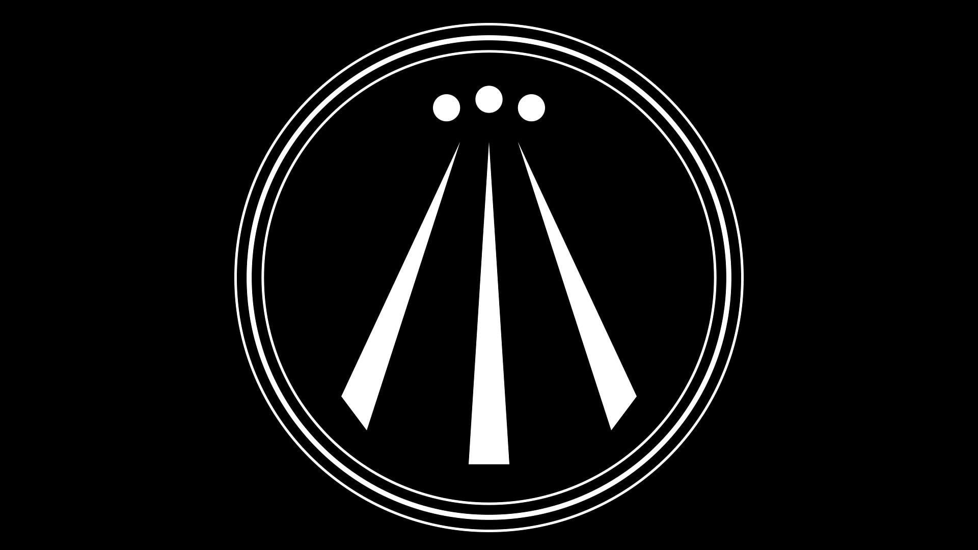 shape, sign, dark, circle, indoors, faith, 1080P, electricity, glowing, life, geometric shape, darkroom, communication, black background, no people, lighting equipment, HD Wallpaper