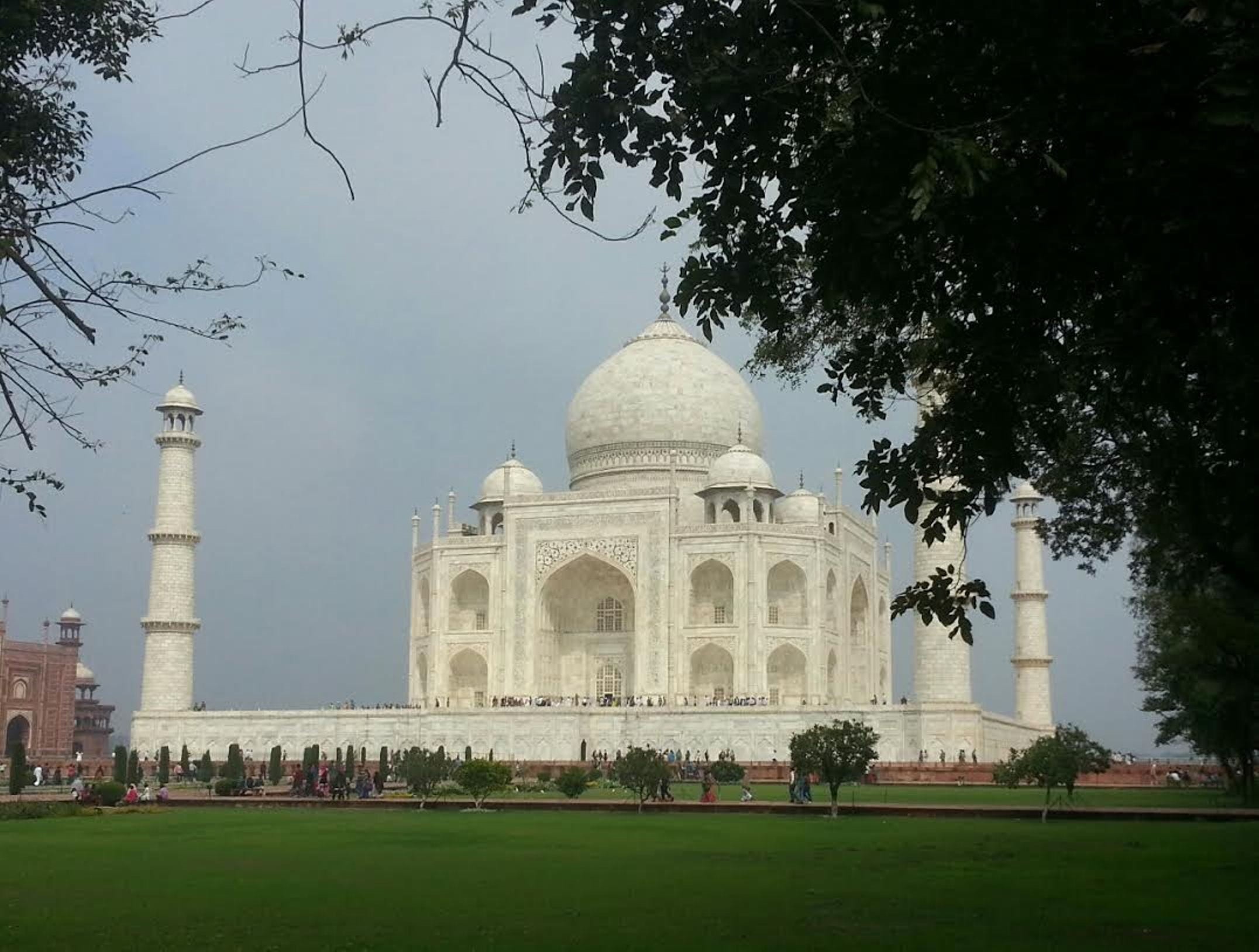 religion, crowd, tree, temple, architecture, monument, sky, nature, outdoors, india, tourism, memorial, mahal, indium, taj, built structure, building exterior, HD Wallpaper