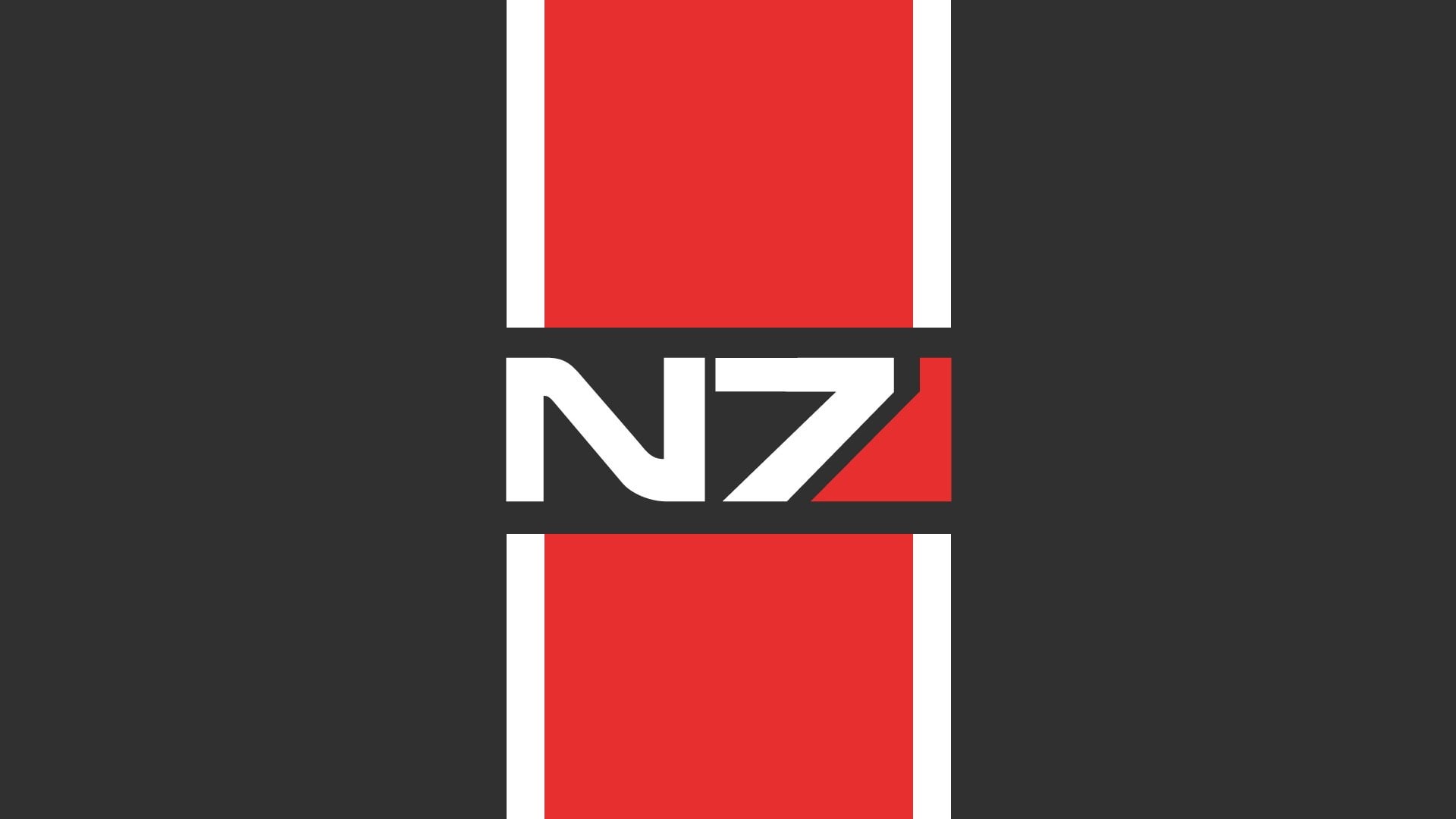 1080P, style, mass effect 3, graphics, font, n7, HD Wallpaper