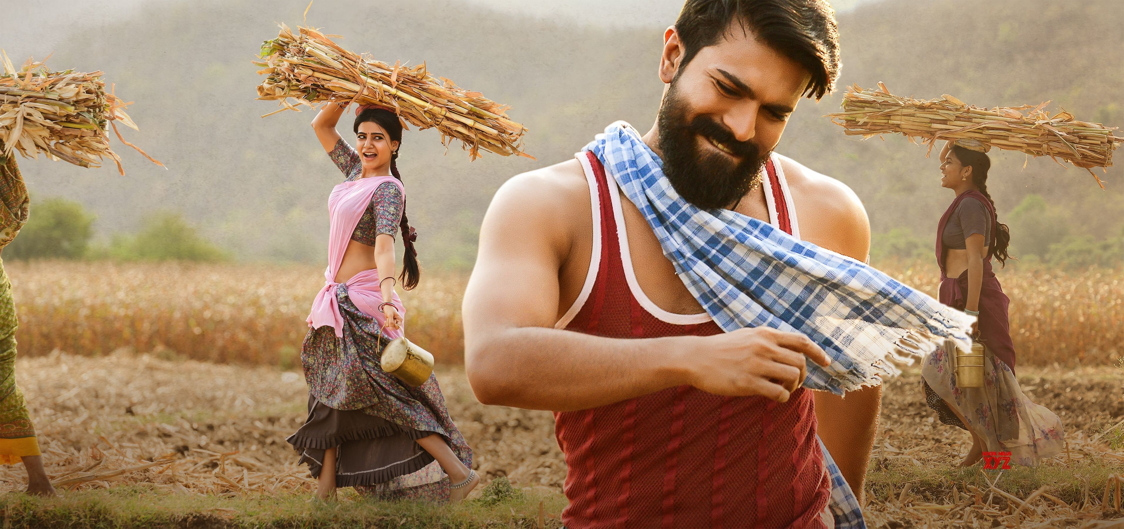 Rangasthalam, 2018, Ram Charan, 2K, Samantha, 4K, HD Wallpaper