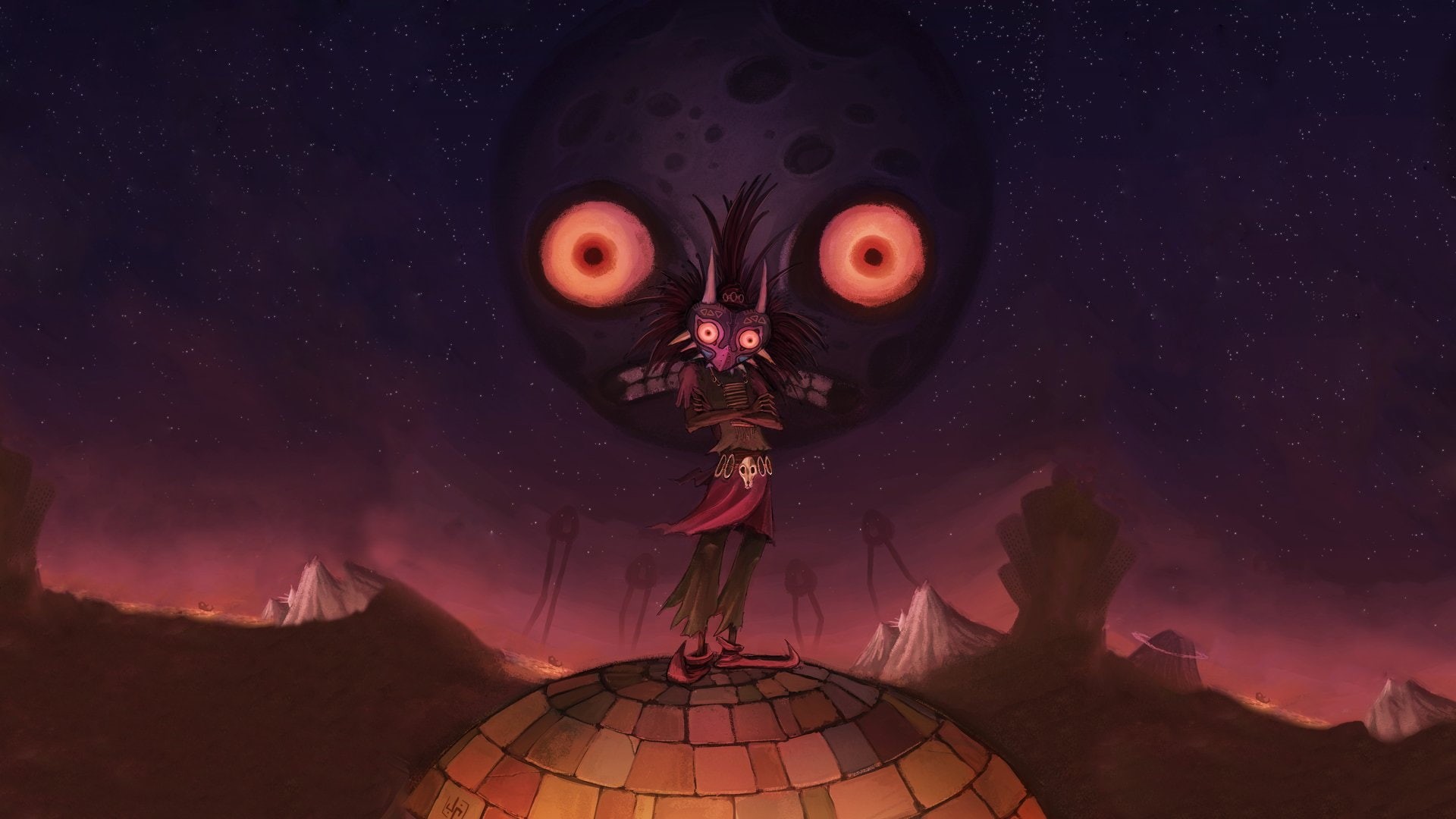 The Legend Of Zelda: Majoras Mask, Skull Kid (The Legend Of Zelda), Zelda, 1080P, HD Wallpaper