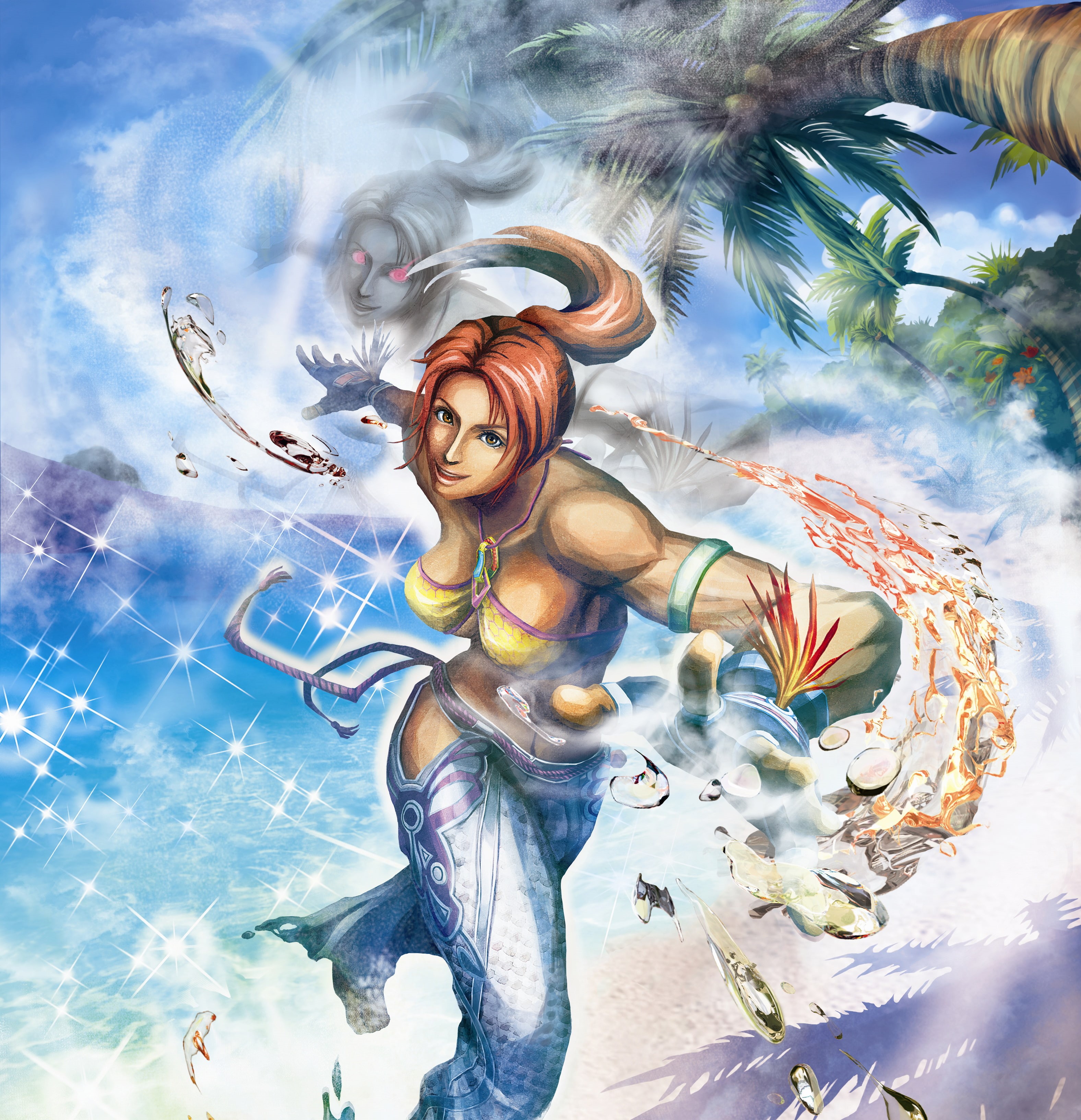 representation, three quarter length, adult, Street Fighter X Tekken, creativity, one person, beautiful woman, nature, human representation, beauty, females, Phone HD Wallpaper